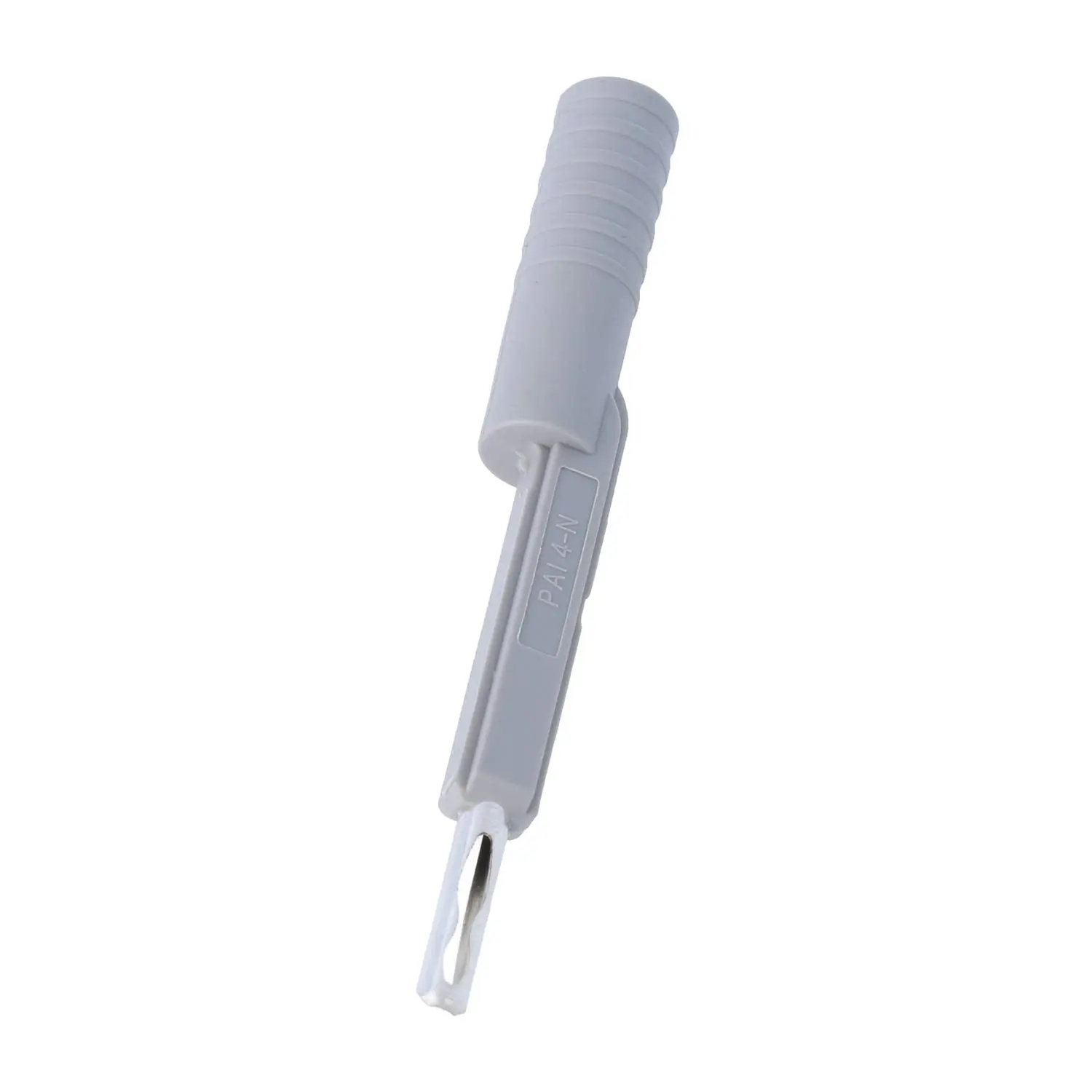 Produktfoto 1 von 3032871 Phoenix Contact Prüfadapter PAI 4-N GY Farbe grau, Werkstoff Kupfer (Cu) passend für Klemmen in 5,2mm, 6,2mm und 8,2mm Teilung