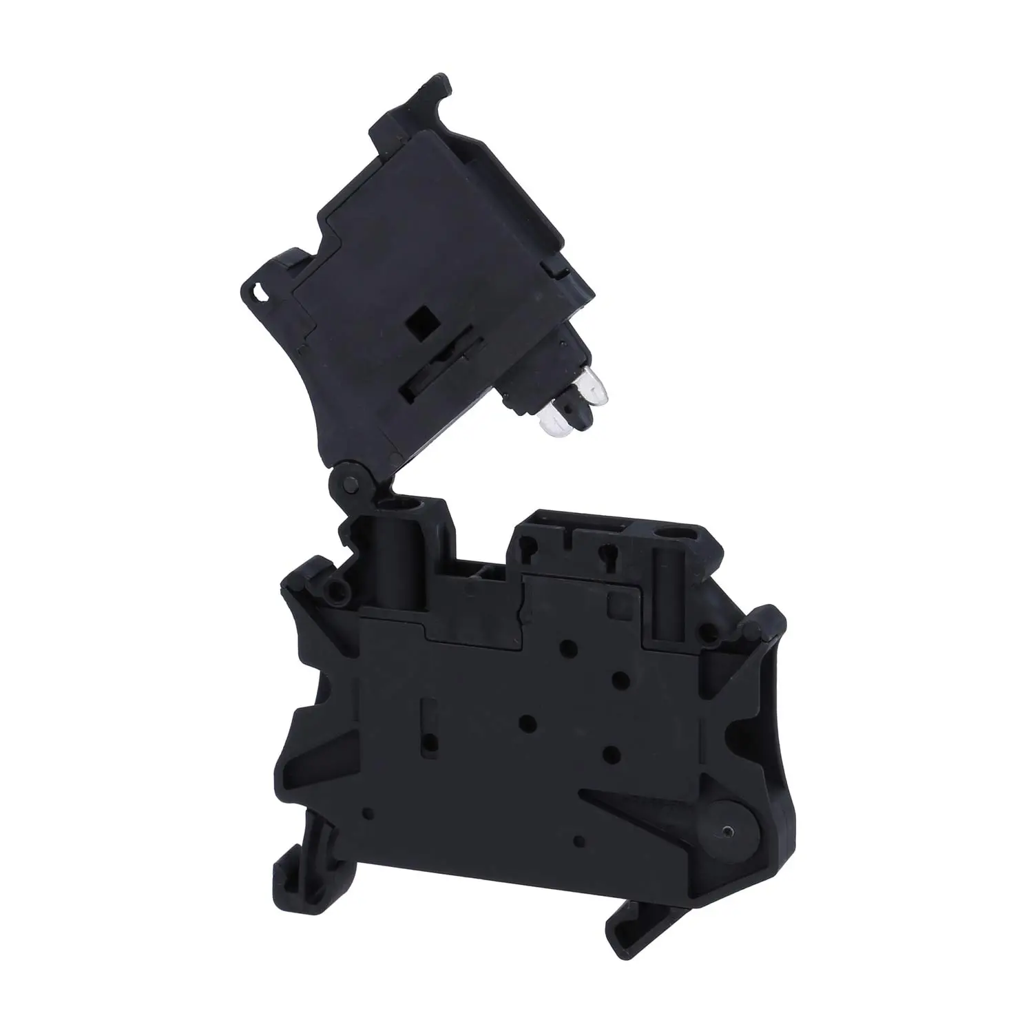 Produktfoto 1 von 3046100 Phoenix Contact Sicherungsreihenklemme mit LED UT 4-HESILA 250 mit Leuchtanzeige für 110-250V AC/DC, Schraubanschluss Nennspannung 250V