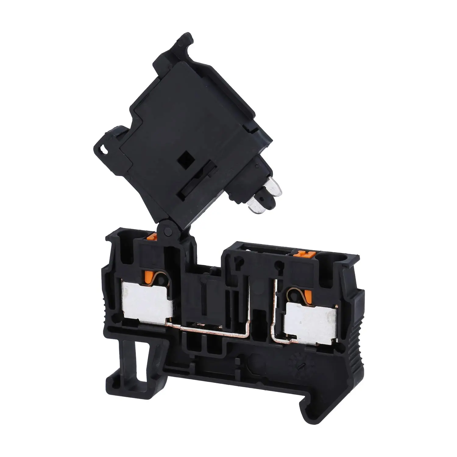 Produktfoto 1 von 3207908 Phoenix Contact Hebel-Sicherungsklemme mit LED PT 4-HESI-LED60 mit Leuchtanzeige für 30-60V, Push-In-Anschluss Nennspannung 60V