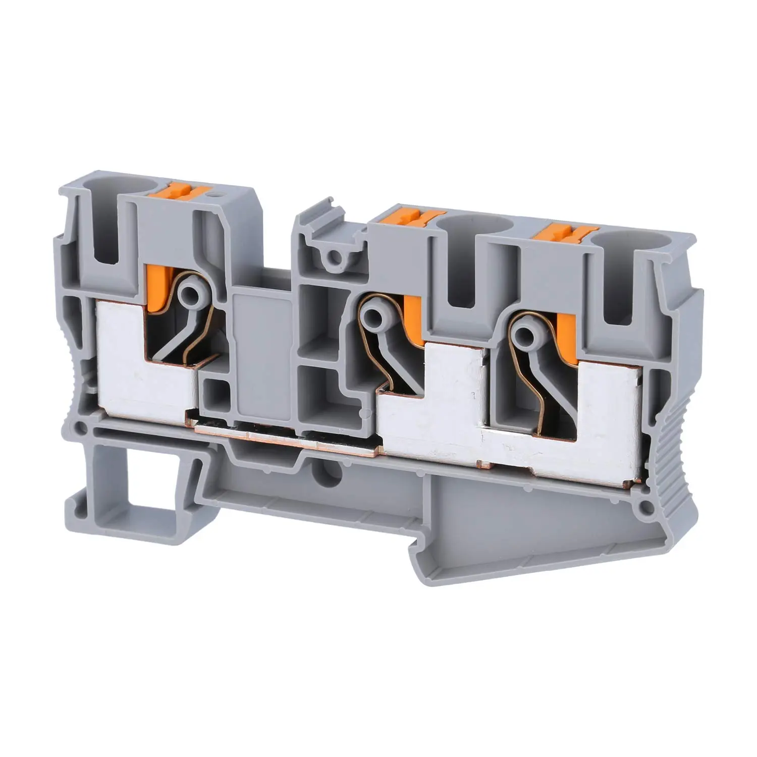 Produktfoto 1 von 3208746 Phoenix Contact Durchgangsklemme PT 10-TWIN Push-In-Anschluss Nennspannung 1000V Kurzzeitstrom 1,20kA