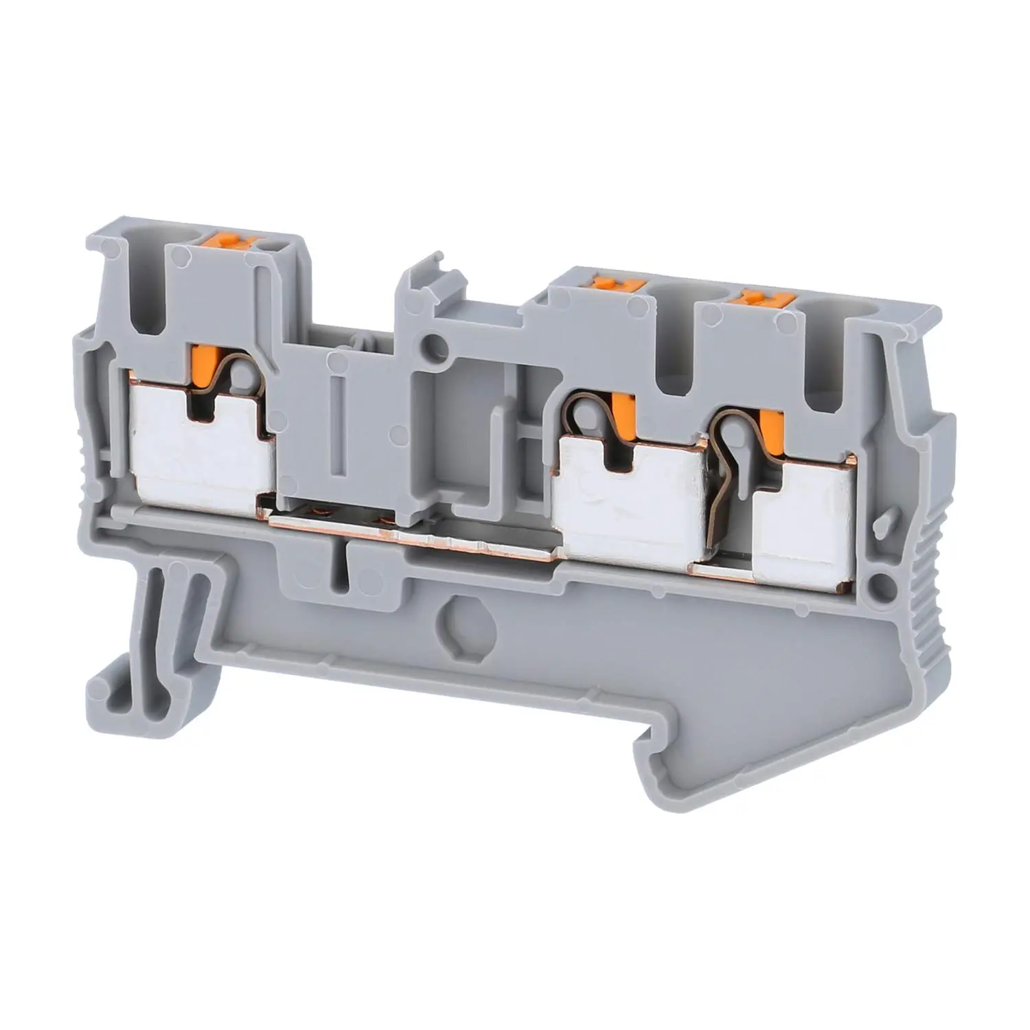 Produktfoto 1 von 3209549 Phoenix Contact Durchgangsklemme PT 2,5-TWIN Push-In-Anschluss Nennspannung 800V Kurzzeitstrom 0,30kA