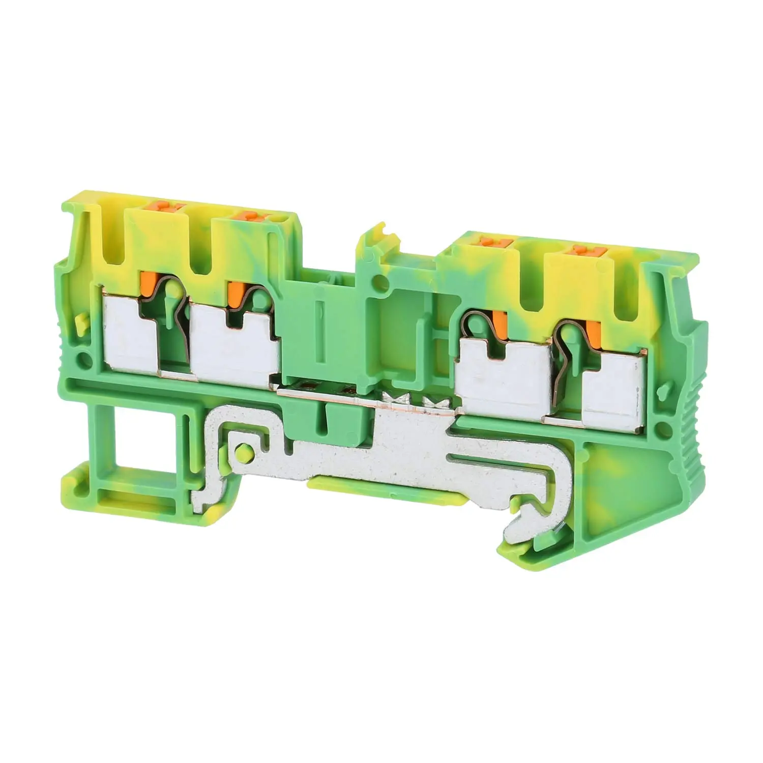 Produktfoto 1 von 3209594 Phoenix Contact Schutzleiter-Reihenklemme PT 2,5-QUATTRO PE Push-In-Anschluss Querschnitt starr 0,14mm² - 4mm² AWG26 - AWG12