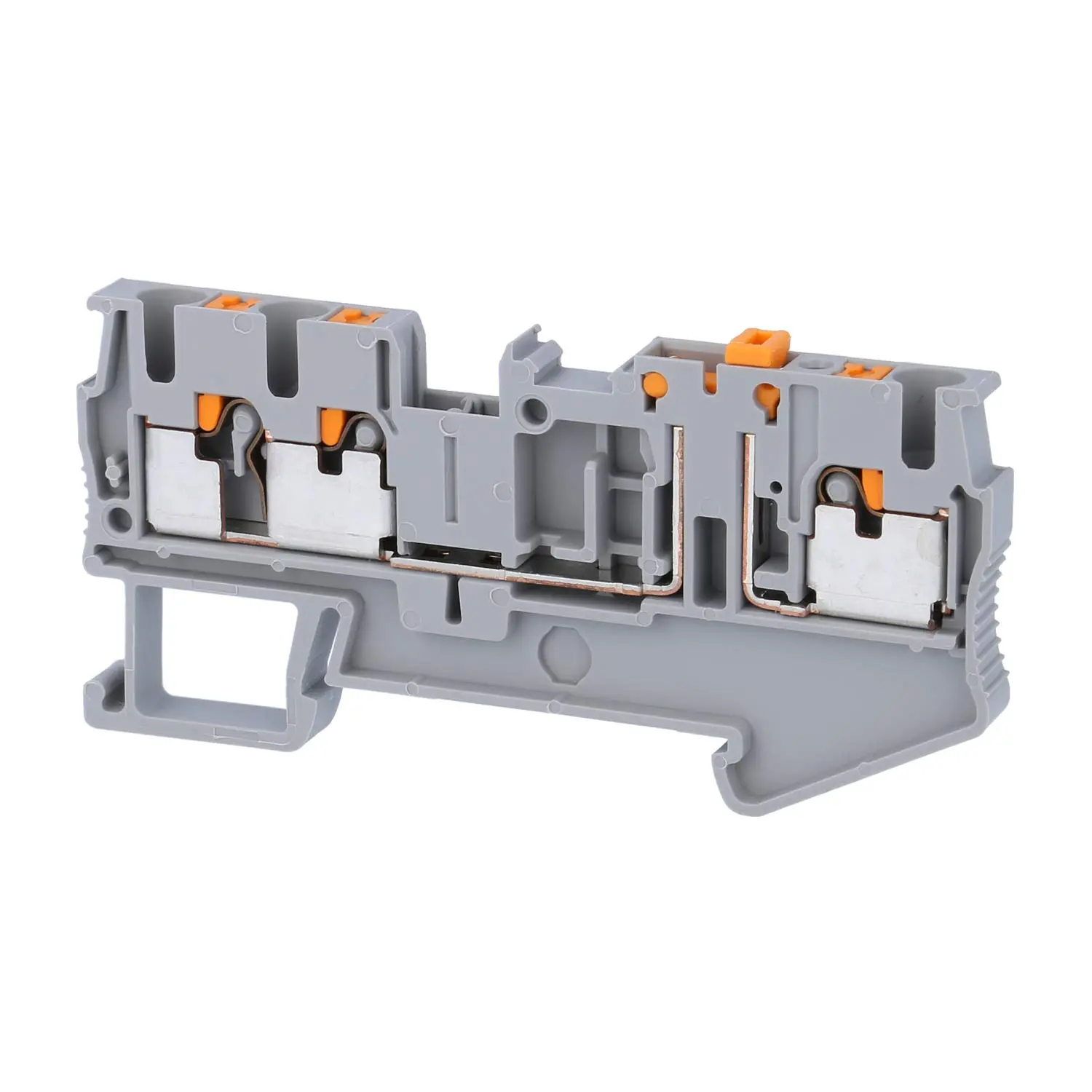 Produktfoto 1 von 3210169 Phoenix Contact Messertrennklemme PT 2,5-TWIN-MT Push-In-Anschluss Nennspannung 400V Kurzzeitstrom 0,30kA