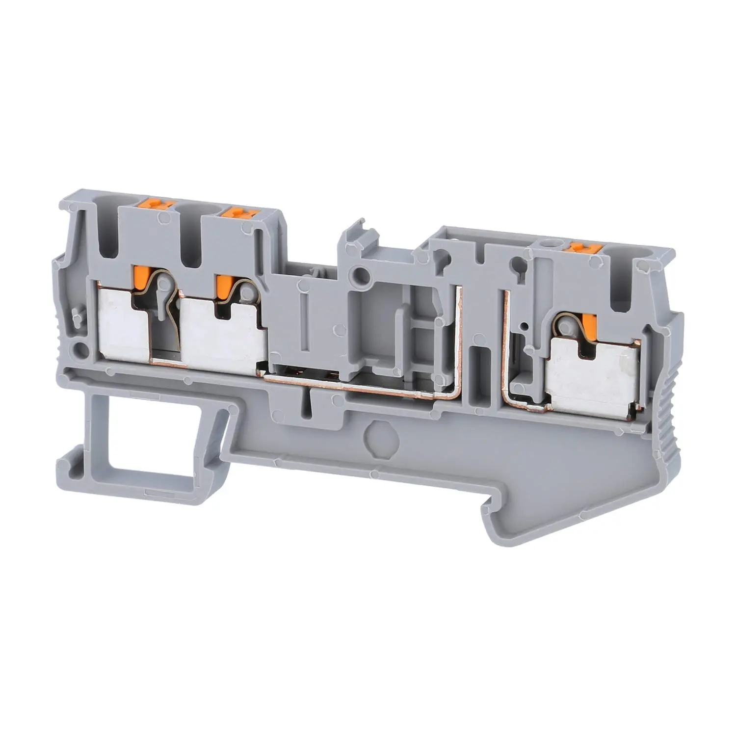 Produktfoto 1 von 3210198 Phoenix Contact Trennklemme PT 2,5-TWIN-TG Push-In-Anschluss Nennspannung 400V Kurzzeitstrom 0,30kA