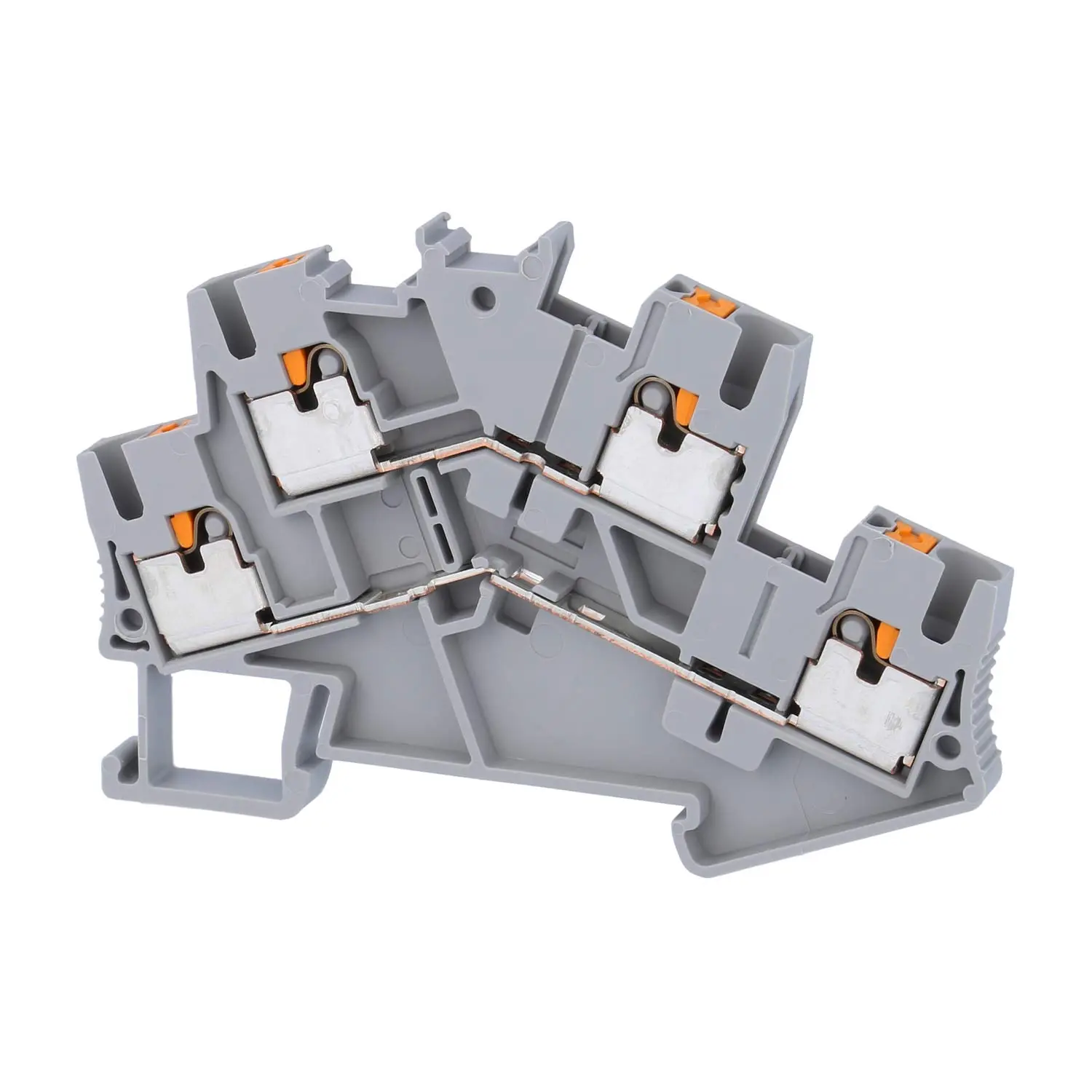 Produktfoto 1 von 3209604 Phoenix Contact Doppelstockklemme PTTBS 2,5 Push-In-Anschluss Nennspannung 500V Kurzzeitstrom 0,30kA
