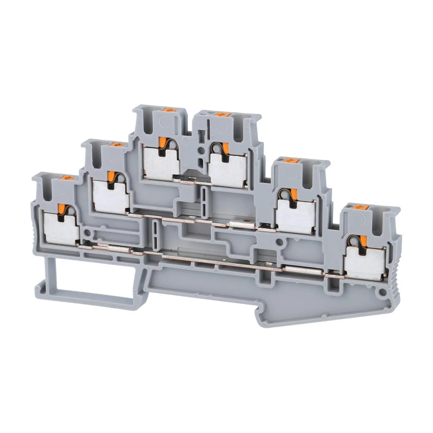 Produktfoto 1 von 3210499 Phoenix Contact Mehrstockklemme PT 2,5-3L Push-In-Anschluss Nennspannung 500V Kurzzeitstrom 0,30kA