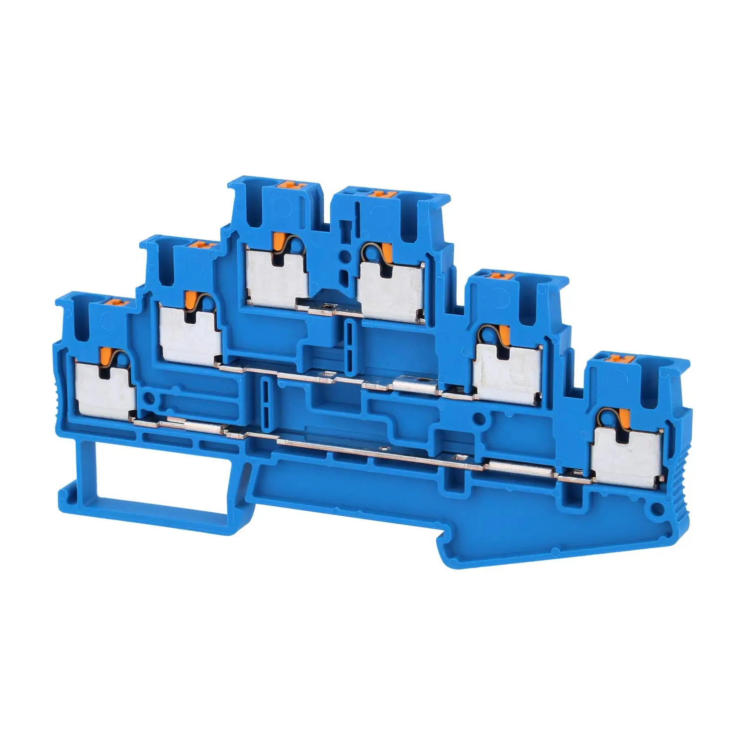 Produktfoto 1 von 3210509 Phoenix Contact Mehrstockklemme PT 2,5-3L BU Push-In-Anschluss Nennspannung 500V