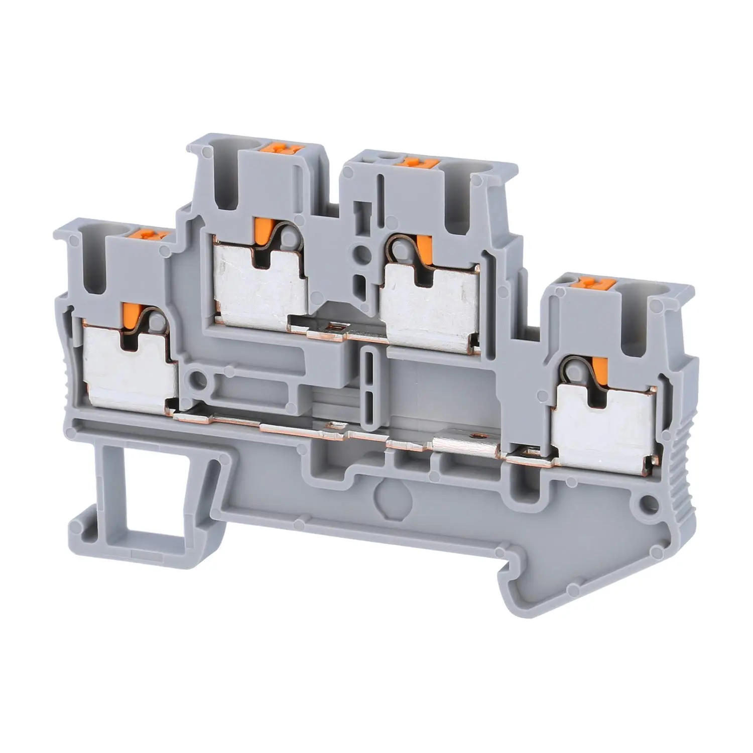 Produktfoto 1 von 3210567 Phoenix Contact Doppelstockklemme PTTB 2,5 Push-In-Anschluss Nennspannung 500V Kurzzeitstrom 0,48kA