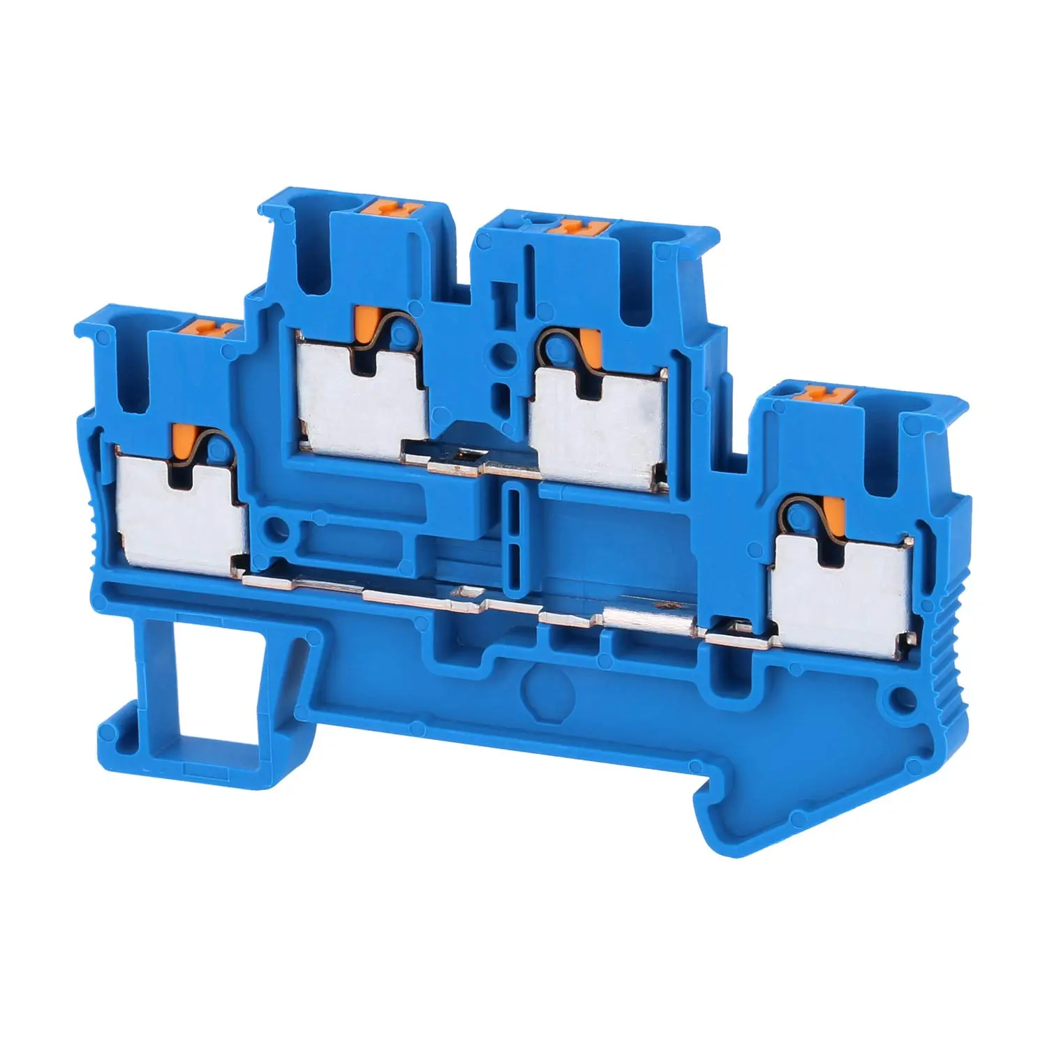 Produktfoto 1 von 3210570 Phoenix Contact Doppelstockklemme PTTB 2,5 BU Push-In-Anschluss Nennspannung 500V