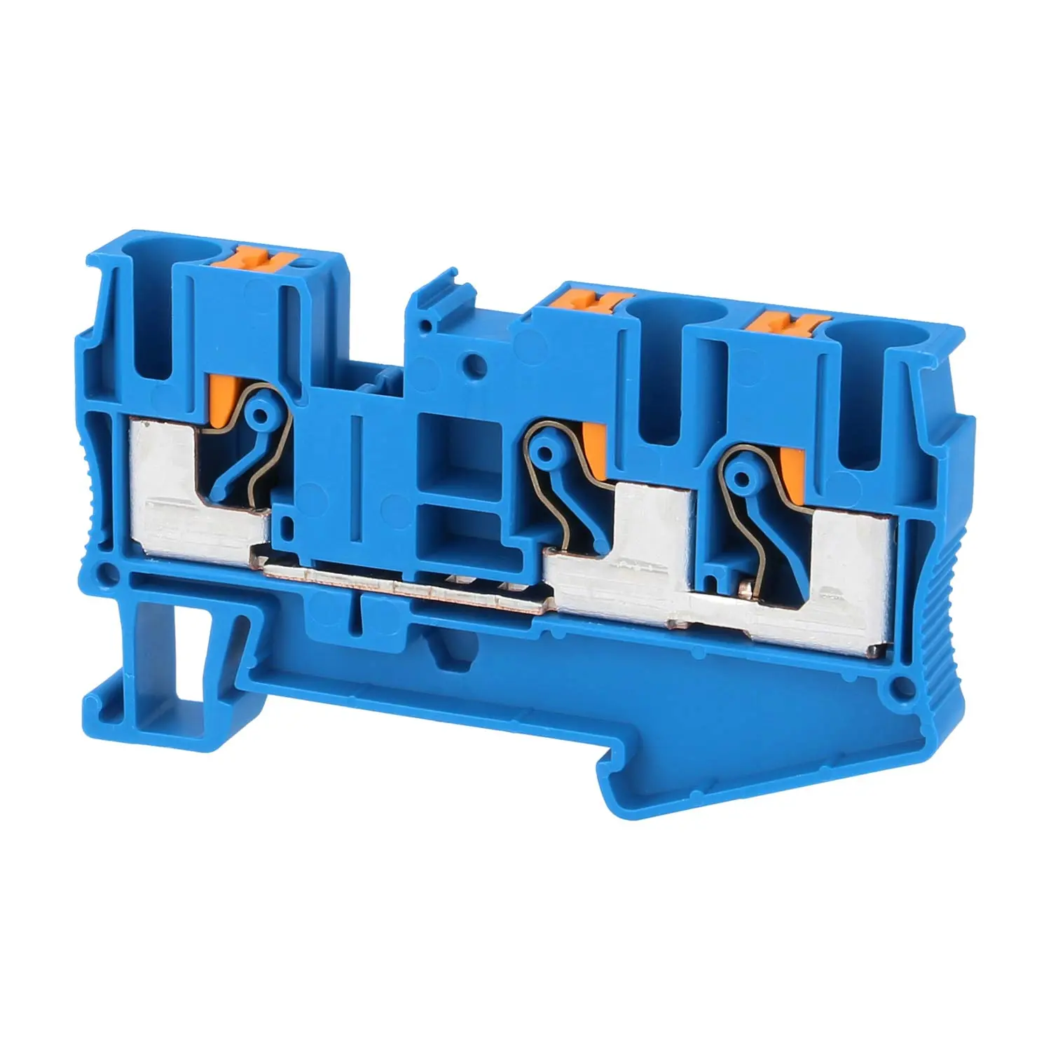 Produktfoto 1 von 3211485 Phoenix Contact Durchgangsklemme PT 6-TWIN BU Push-In-Anschluss Nennspannung 1000V