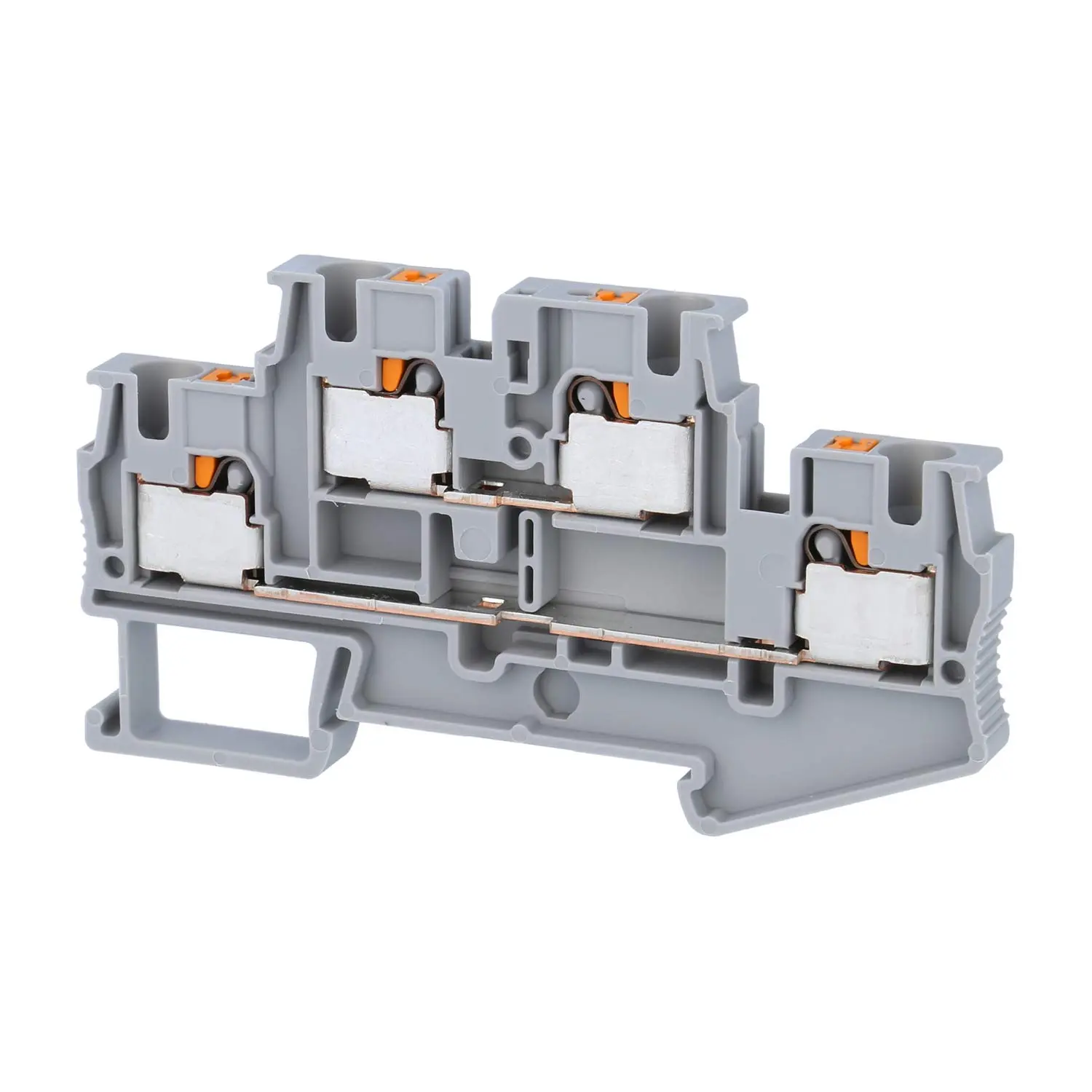 Produktfoto 1 von 3211786 Phoenix Contact Doppelstockklemme PTTB 4 Push-In-Anschluss Nennspannung 500V Kurzzeitstrom 0,48kA