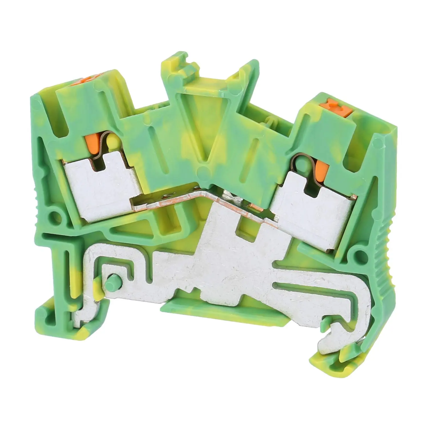 Produktfoto 1 von 3211867 Phoenix Contact Schutzleiter-Reihenklemme PTS 2,5 PE Push-In-Anschluss Querschnitt starr 0,14mm² - 4mm² AWG26 - AWG12