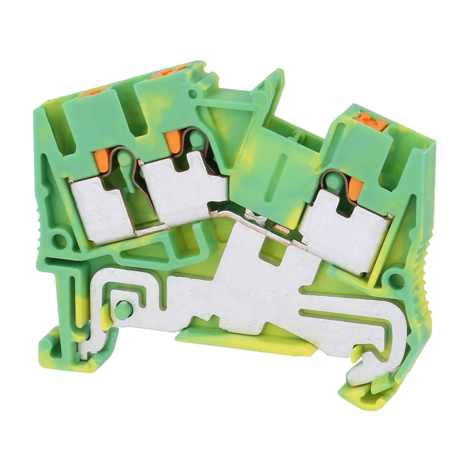 Produktfoto 1 von 3211935 Phoenix Contact Schutzleiter-Reihenklemme PTS 2,5-TWIN PE Push-In-Anschluss Querschnitt starr 0,14mm² - 4mm² AWG26 - AWG12
