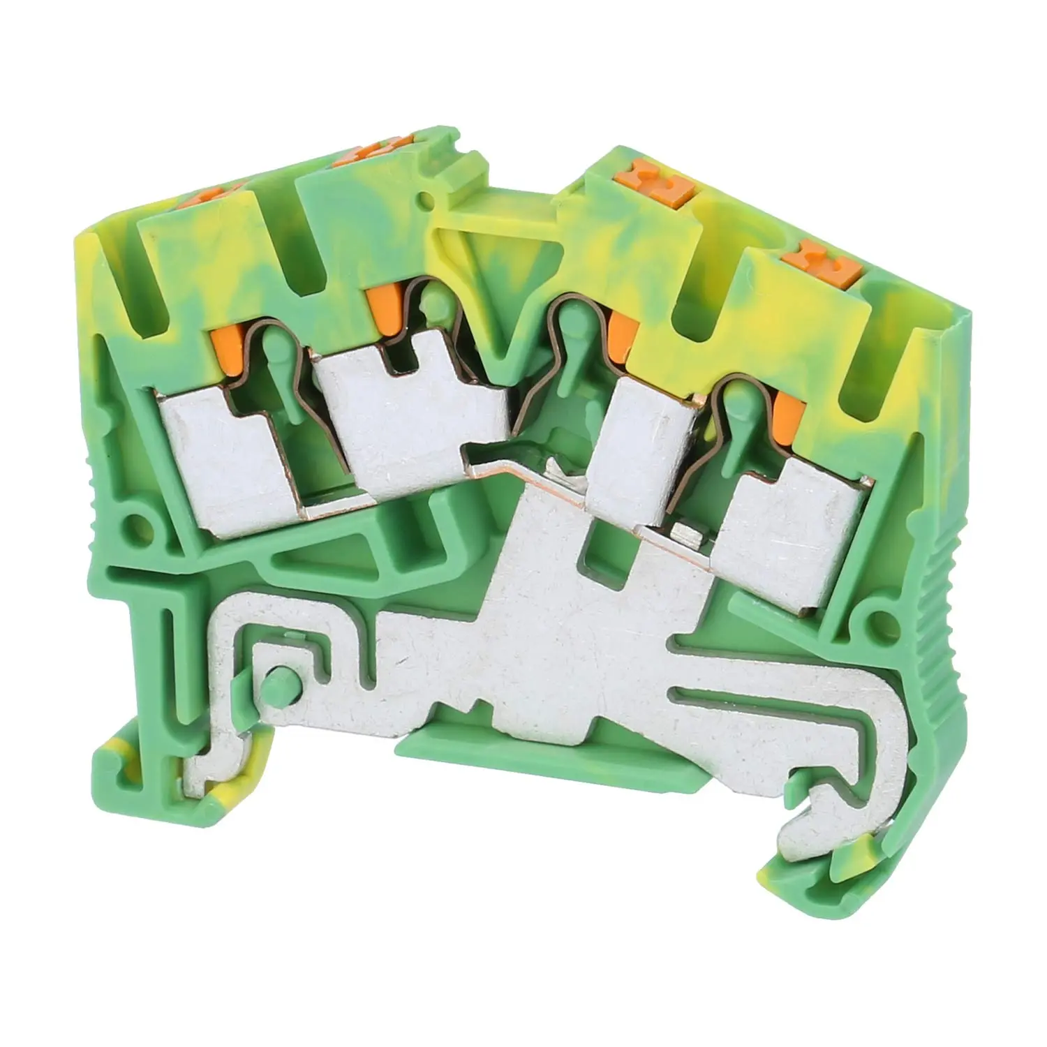 Produktfoto 1 von 3212011 Phoenix Contact Durchgangsklemme PTS 2,5-QUATTRO PE Push-In-Anschluss Querschnitt starr 0,14mm² - 4mm² AWG26 - AWG12
