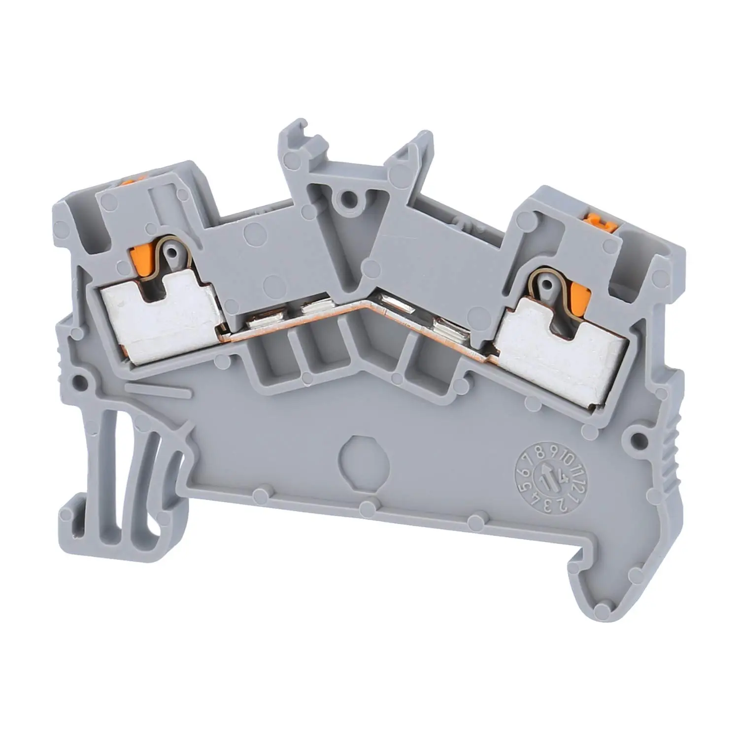 Produktfoto 1 von 3214547 Phoenix Contact Durchgangsklemme PTS 1,5/S Push-In-Anschluss Nennspannung 500V Kurzzeitstrom 0,18kA