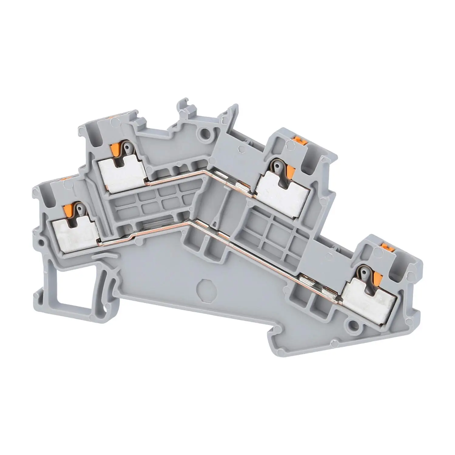Produktfoto 1 von 3214657 Phoenix Contact Doppelstockklemme PTTBS 1,5/S Push-In-Anschluss Nennspannung 500V Kurzzeitstrom 0,18kA
