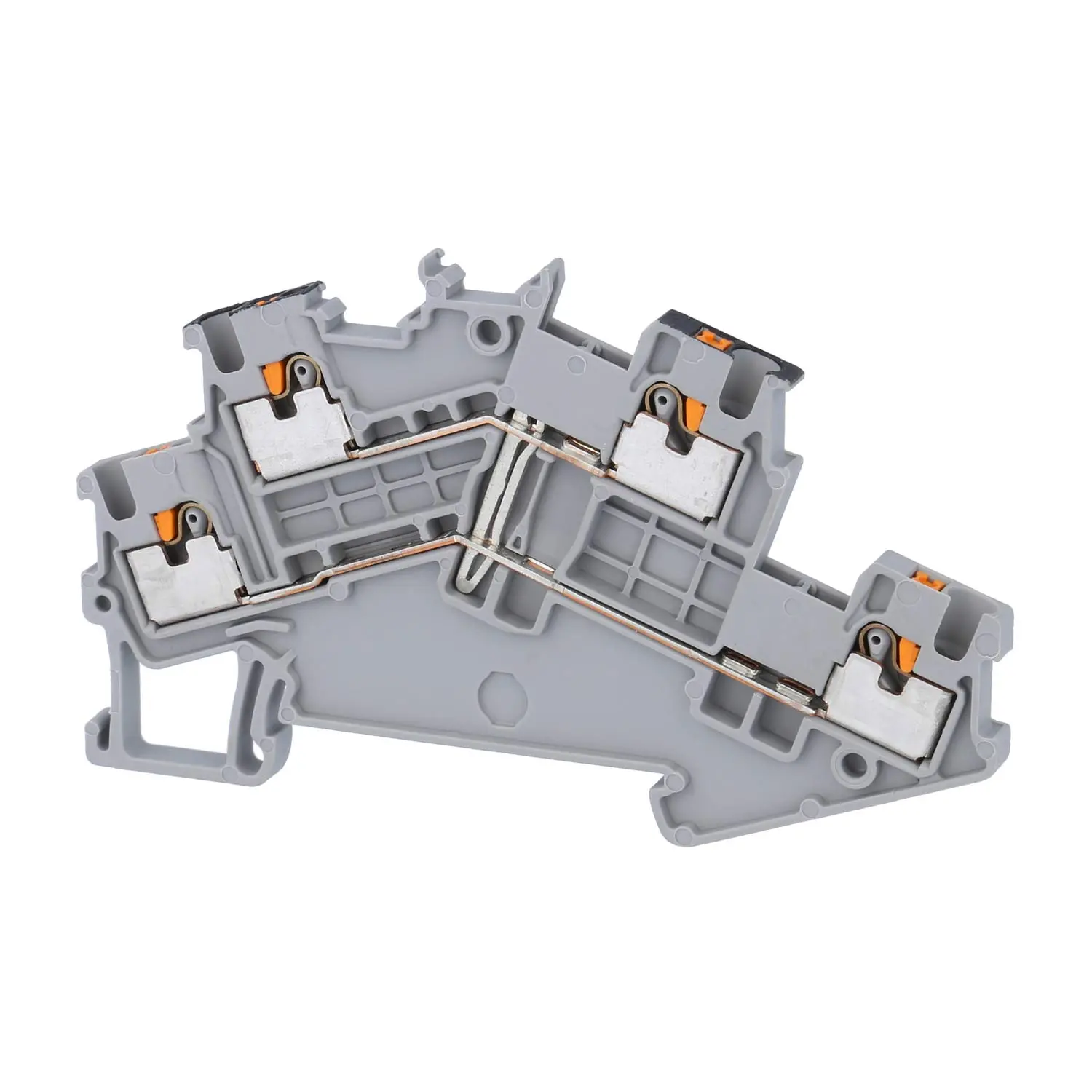 Produktfoto 1 von 3214686 Phoenix Contact Doppelstockklemme PTTBS 1,5/S PV Push-In-Anschluss Nennspannung 500V Kurzzeitstrom 0,18kA