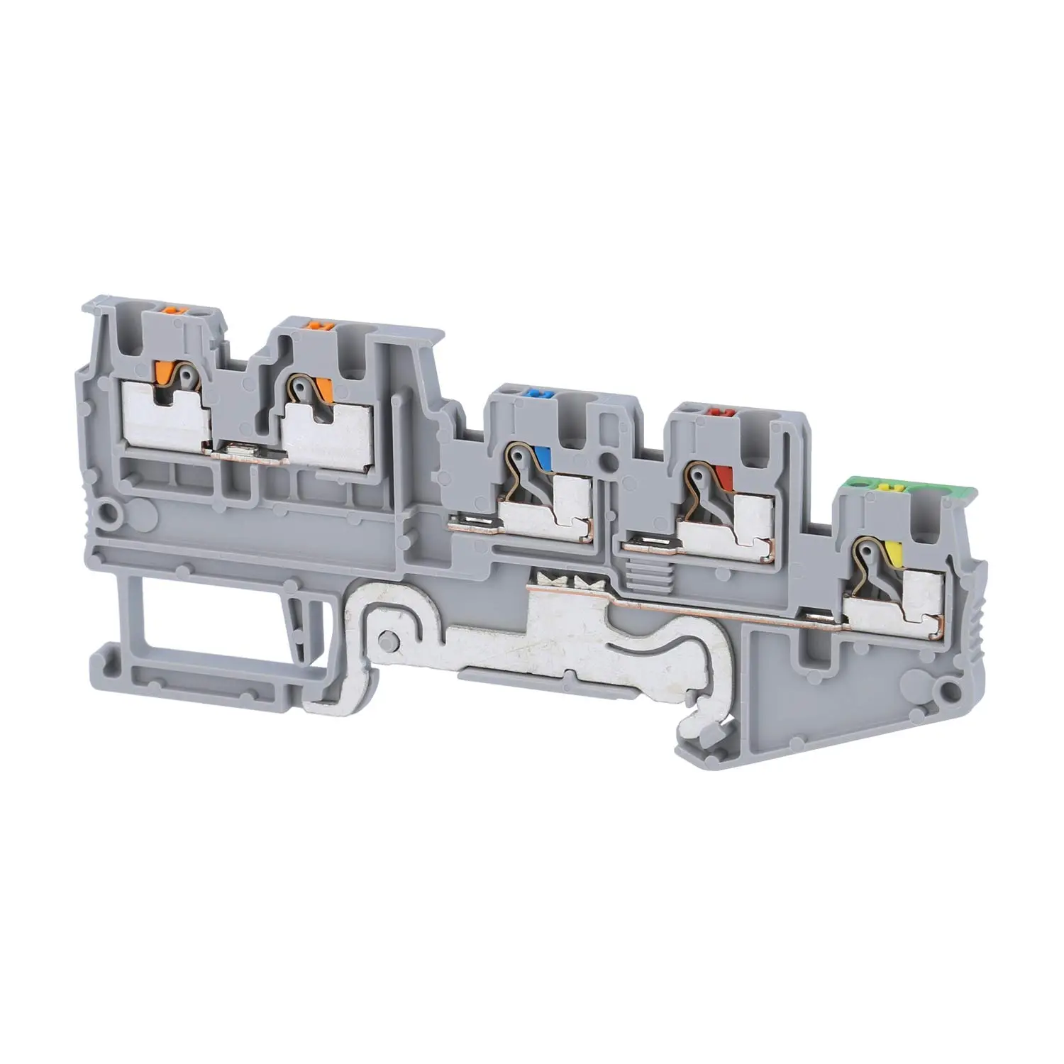 Produktfoto 1 von 3244465 Phoenix Contact Initiatoren-/Aktorenklemme PTIO 1,5/S/4-PE mit Schutzleiterfunktion, Push-In-Anschluss Nennspannung 250V Kurzzeitstrom 0,80kA