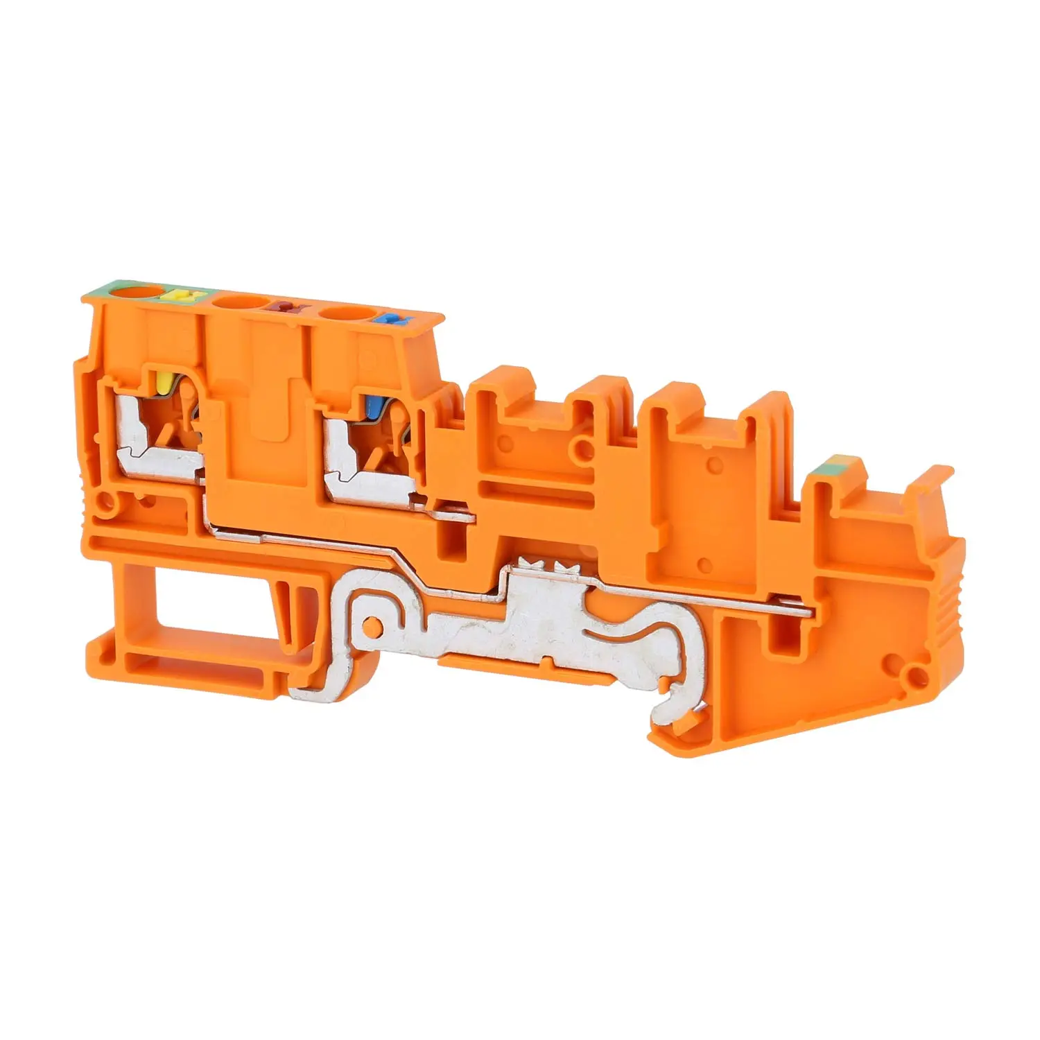 Produktfoto 1 von 3244481 Phoenix Contact Initiatoren-/Aktorenklemme PTIO-IN 2,5/4-PE OG mit Schutzleiterfunktion, Push-In-Anschluss Nennspannung 250V Kurzzeitstrom 0,36kA