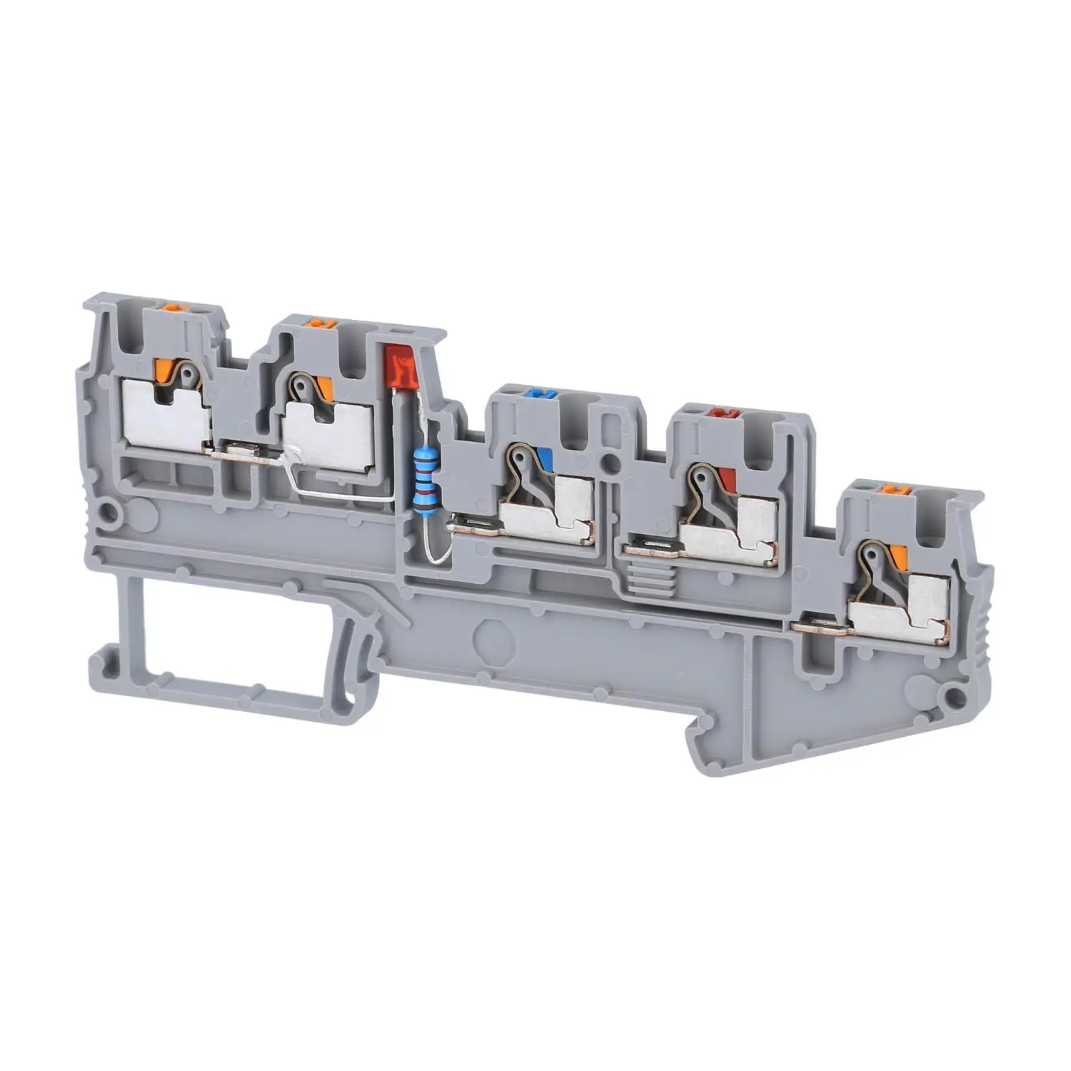 Produktfoto 1 von 3244517 Phoenix Contact Initiatoren-/Aktorenklemme PTIO 1,5/S/4-LED24 RD mit roter LED für 15-30V DC, Push-In-Anschluss Nennspannung 250V Kurzzeitstrom 0,18kA