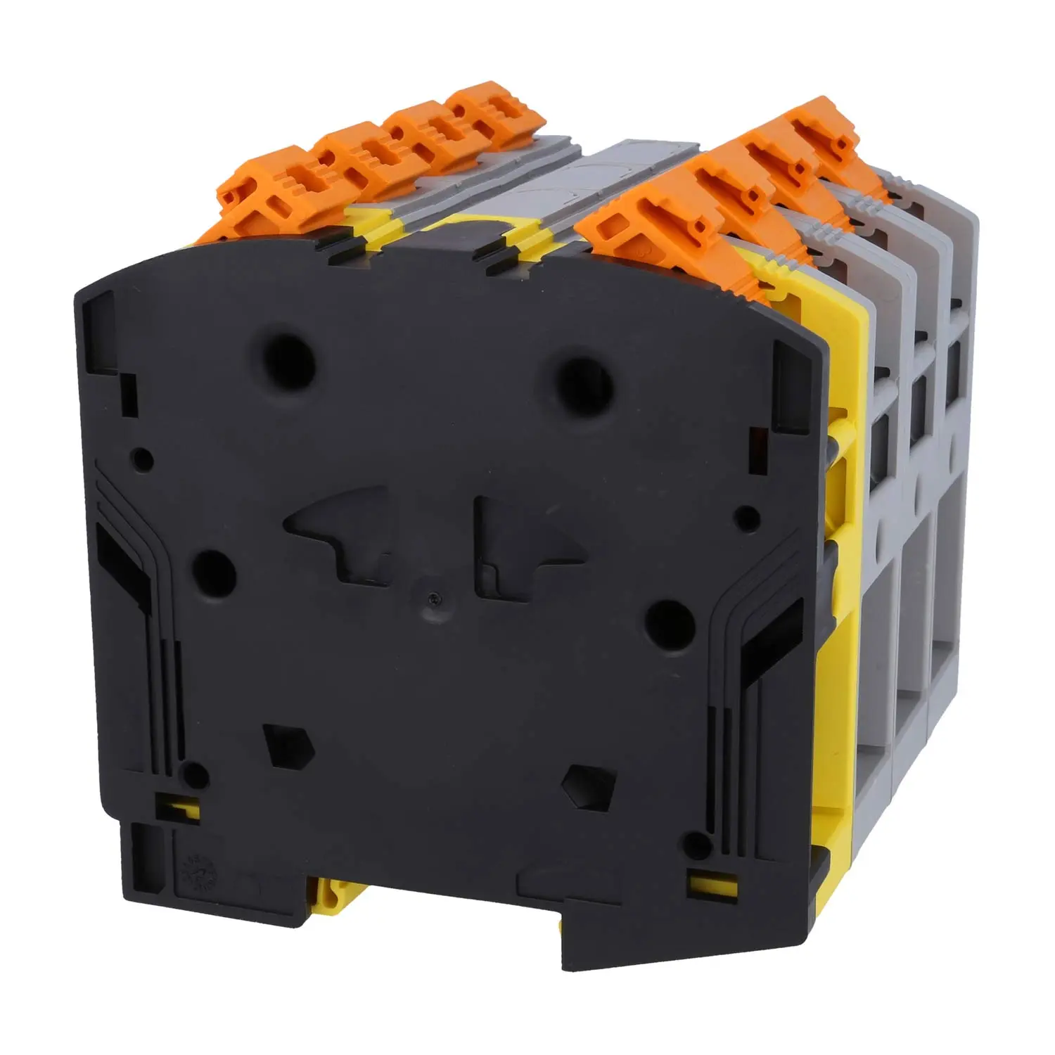 Produktfoto 1 von 3260115 Phoenix Contact Hochstromklemme geblockt PT-POWER 95-3L/FE Push-In-Anschluss Nennspannung 1500V