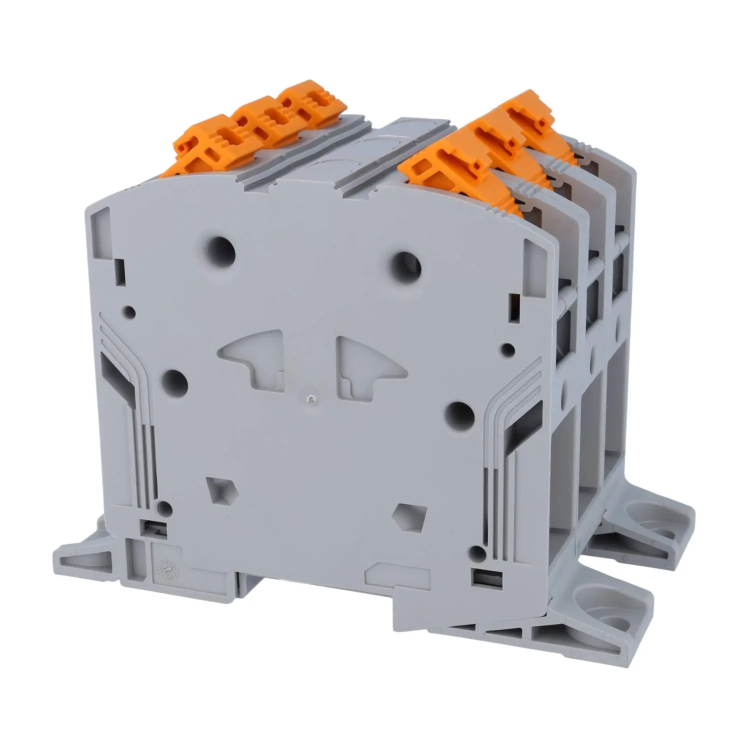 Produktfoto 1 von 3260121 Phoenix Contact Hochstromklemme geblockt PT-POWER 95-3L/F Push-In-Anschluss Nennspannung 1500V