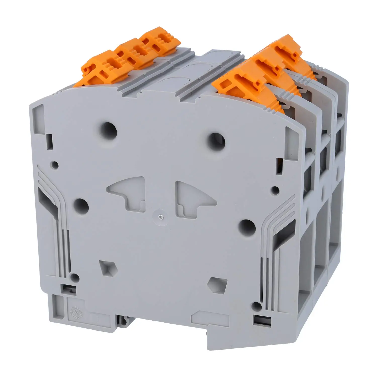 Produktfoto 1 von 3260109 Phoenix Contact Hochstromklemme geblockt PT-POWER 95-3L Push-In-Anschluss Nennspannung 1500V