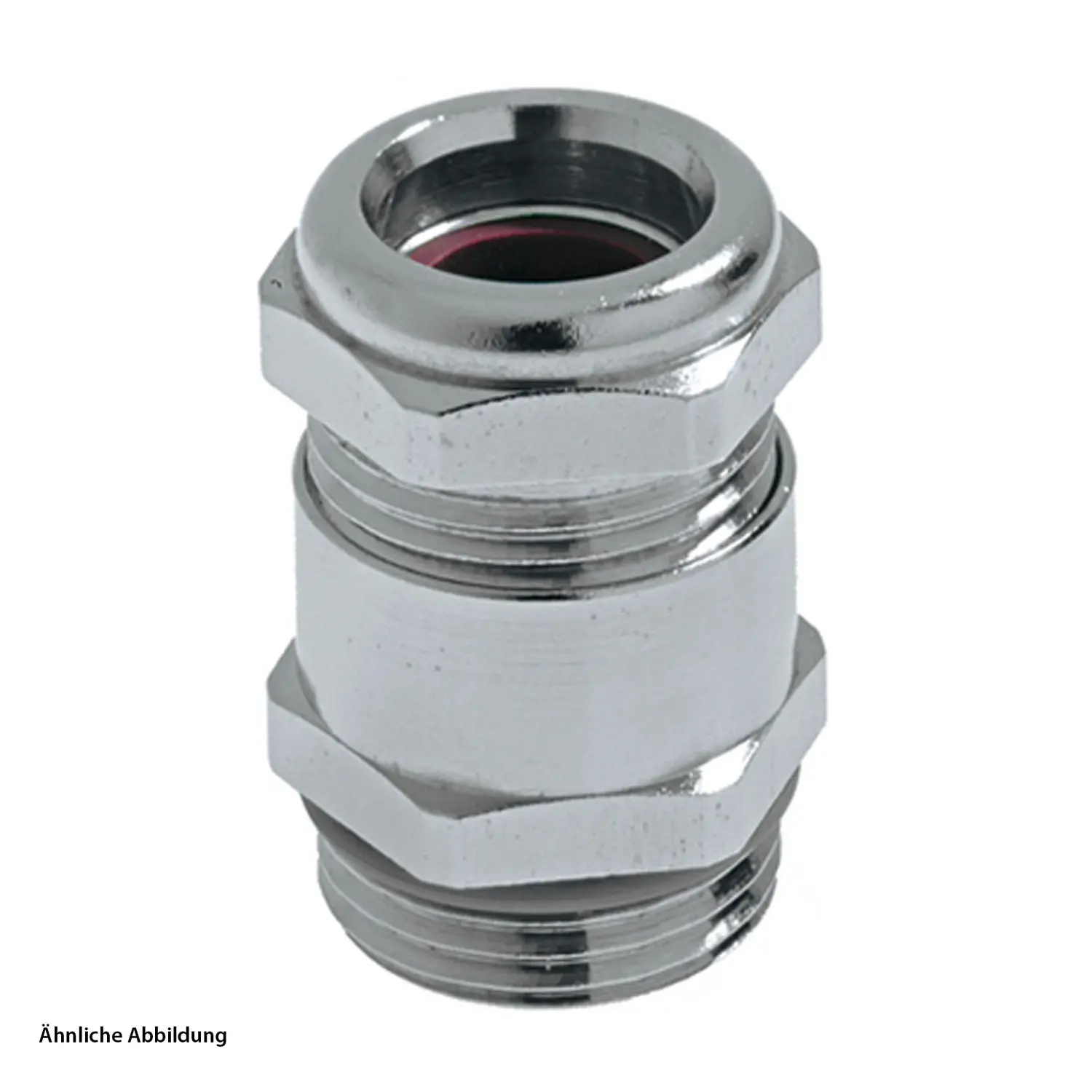 Produktfoto 1 von 52105480 LAPP Verschraubung M20x1,5 druckwasserdichte Messing (CuZn) vernickelt Gewindelänge 6,0mm