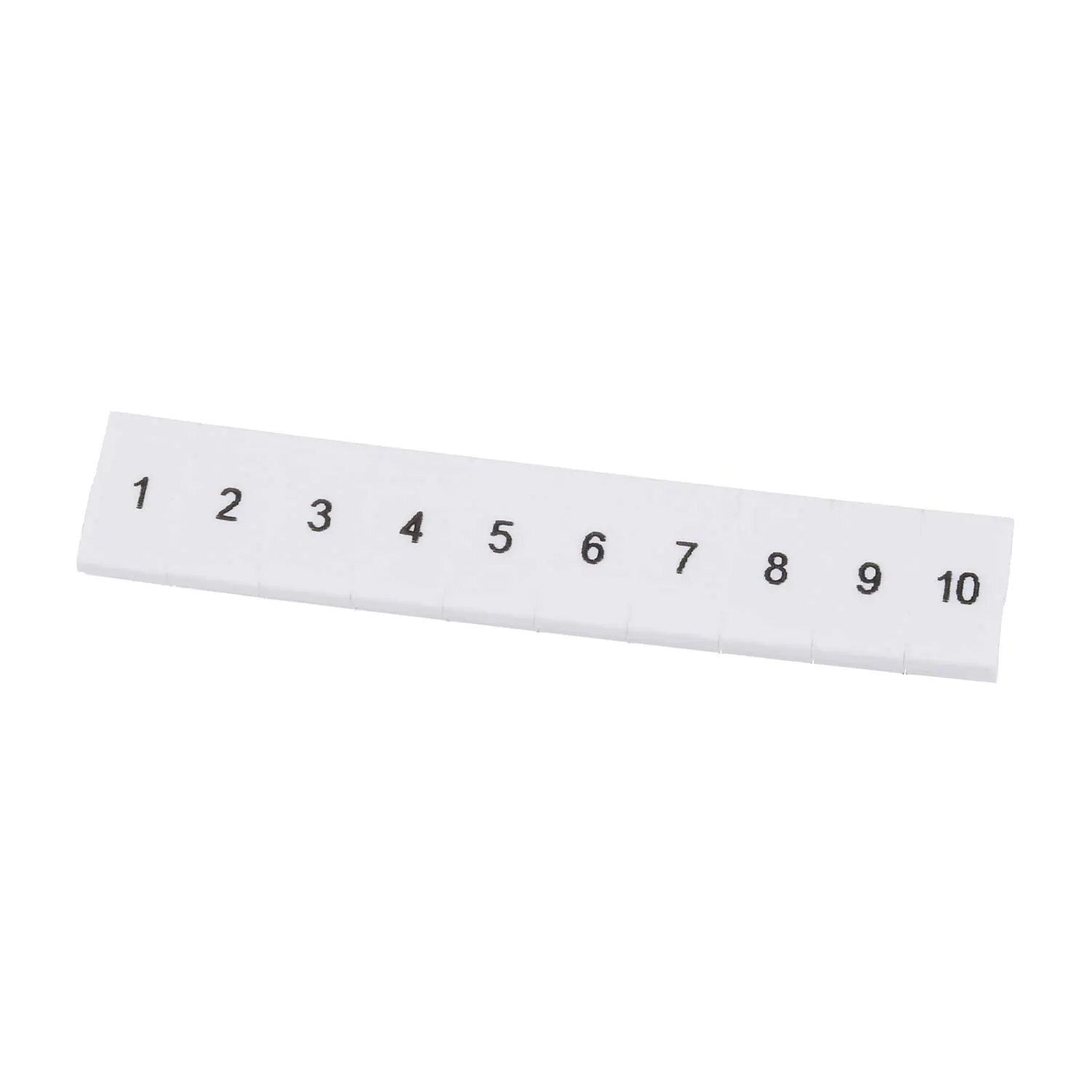 Produktfoto 1 von 1050017:0001 Phoenix Contact Markierungsstreifen 10-teilig 1 - 10 ZB 5 LGS fortlaufende Zahlen Werkstoff Polyamid (PA) weiß, Rastmaß 5,2mm