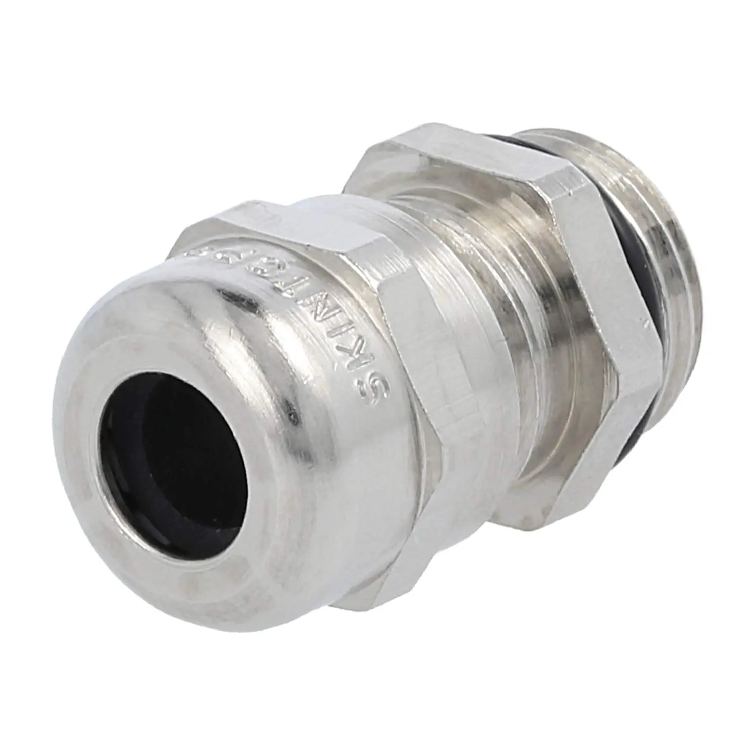 Produktfoto 1 von 52015700 LAPP Verschraubung PG7x1,27 SMS-PG7 Messing (CuZn) vernickelt Gewindelänge 5,0mm