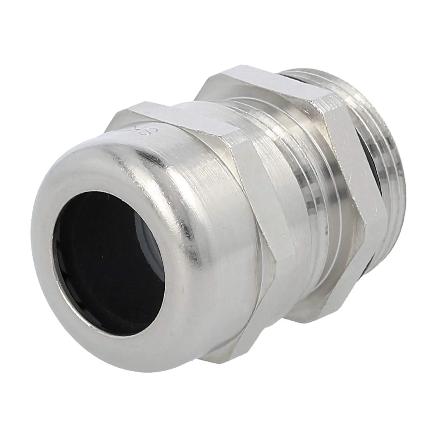Produktfoto 1 von 52015740 LAPP Verschraubung PG16x1,41 SMS-PG16 Messing (CuZn) vernickelt Gewindelänge 6,5mm