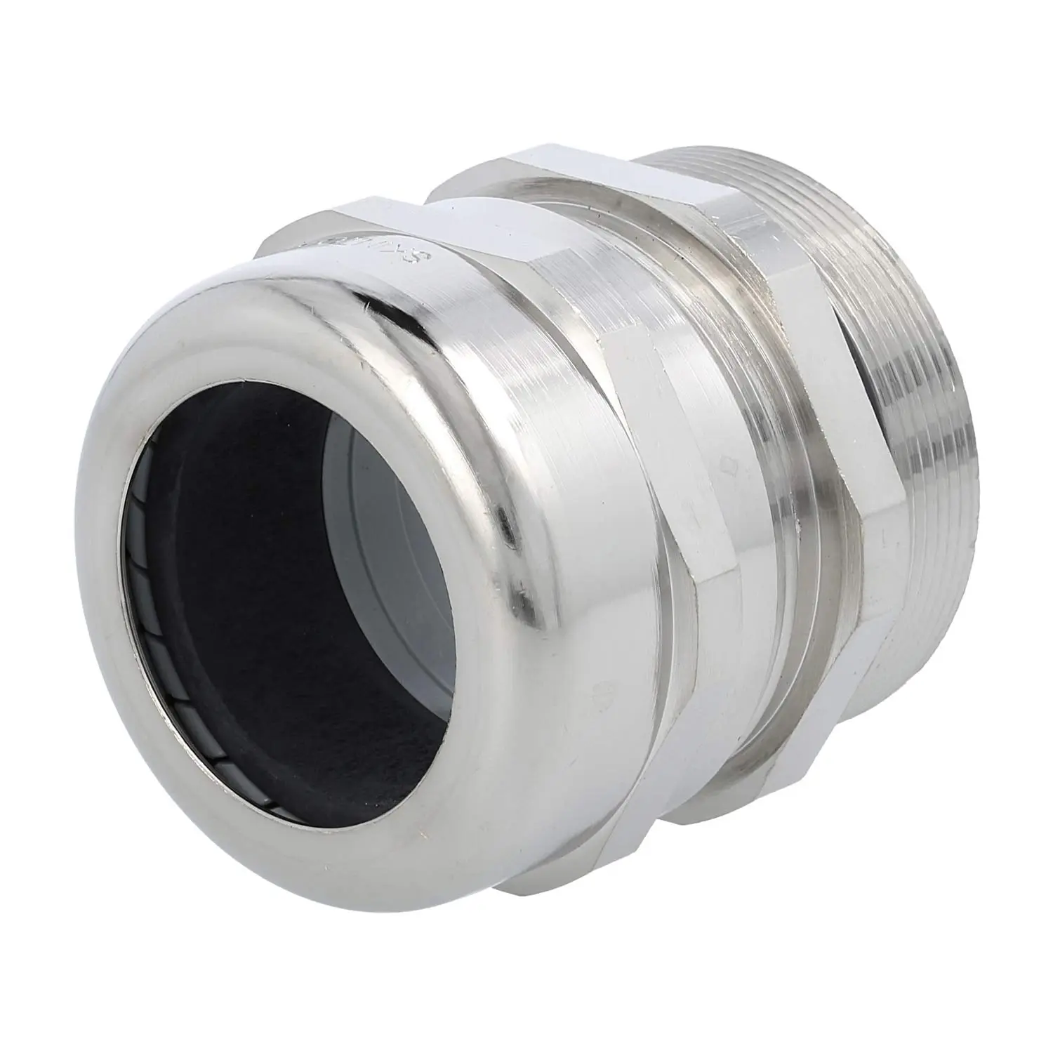 Produktfoto 1 von 52015766 LAPP Verschraubung PG42x1,588 SMS-PG42 Messing (CuZn) vernickelt Gewindelänge 15,0mm