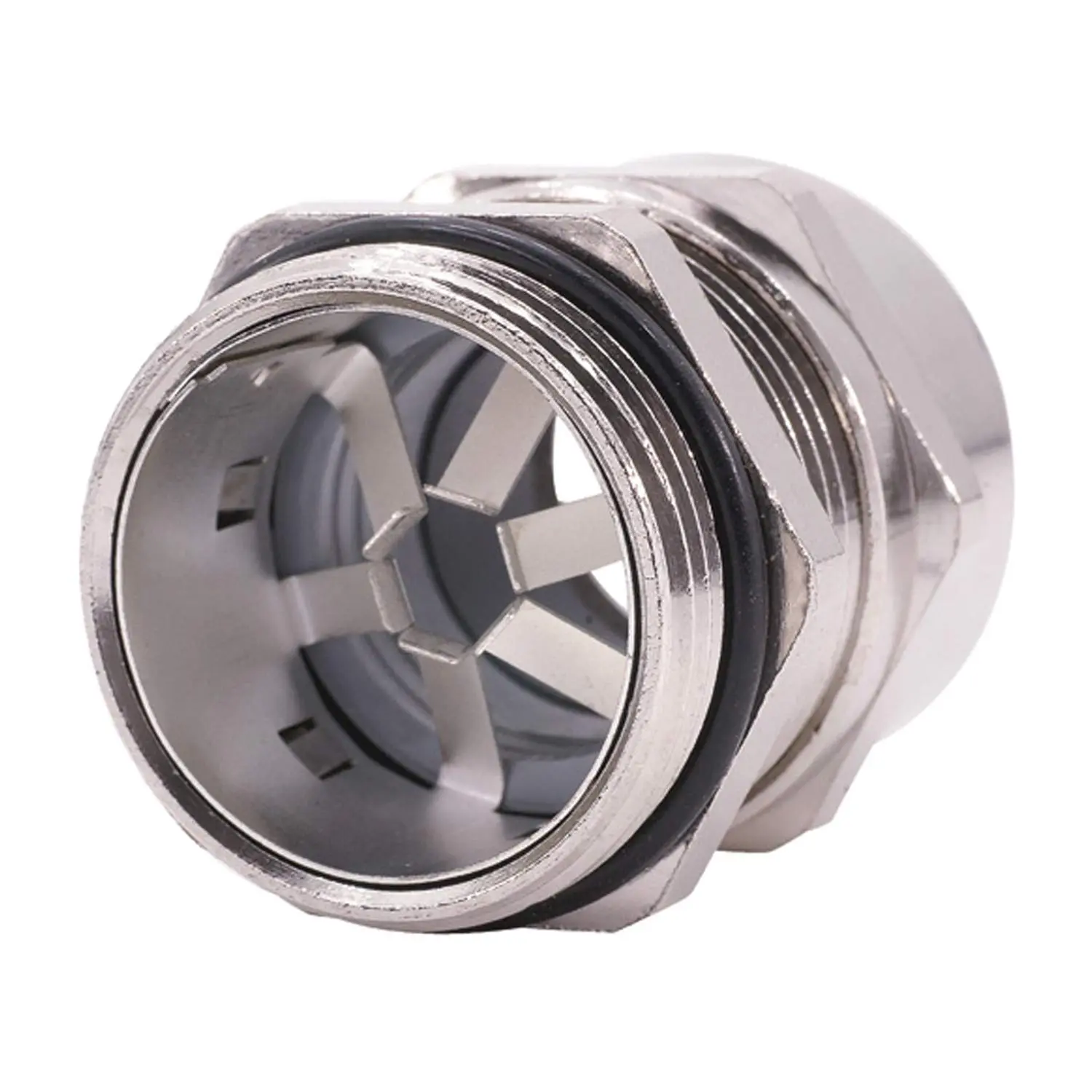 Produktfoto 1 von 53112250 LAPP Verschraubung EMV PG21x1,588 SSC-PG21 Messing (CuZn) vernickelt Gewindelänge 7,0mm