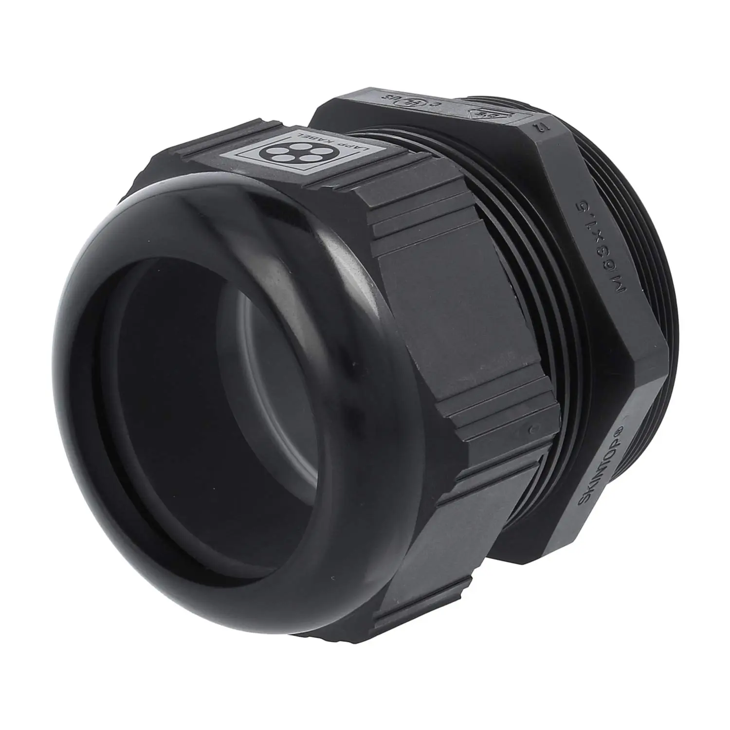 Produktfoto 1 von 53111270 LAPP Verschraubung M63x1,5 SKU-M63 Polyamid (PA) Gewindelänge 12,0mm