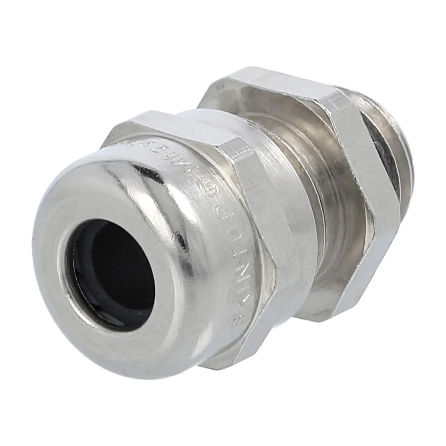 Produktfoto 1 von 53112000 LAPP Verschraubung M12x1,5 SMS-M12 Messing (CuZn) vernickelt Gewindelänge 6,5mm