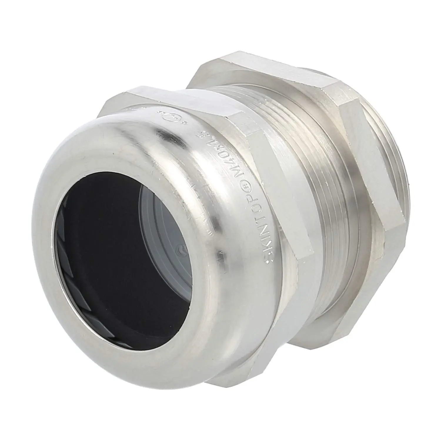 Produktfoto 1 von 53112050 LAPP Verschraubung M40x1,5 SMS-M40 Messing (CuZn) vernickelt Gewindelänge 9,0mm