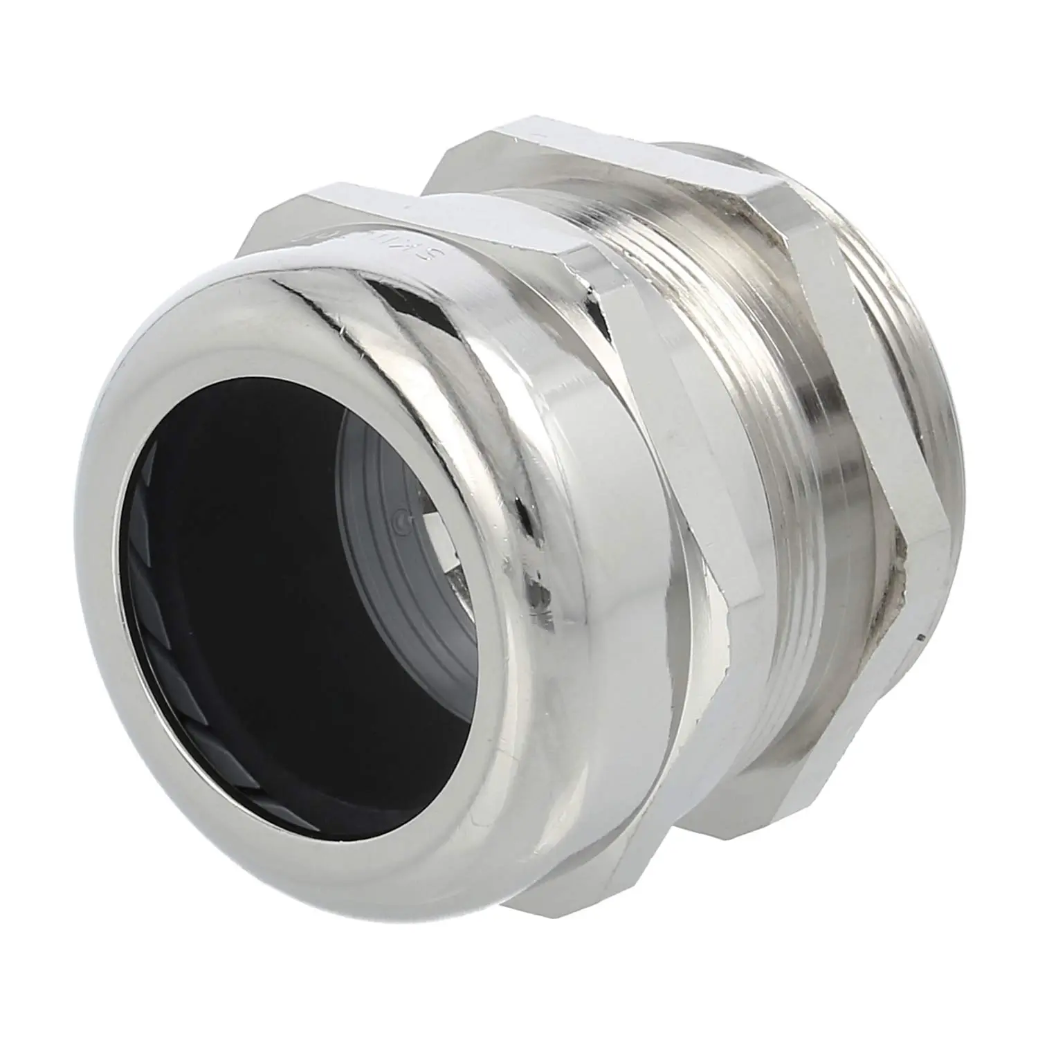 Produktfoto 1 von 53112670 LAPP Verschraubung EMV M50x1,5 SSC-M50 Messing (CuZn) vernickelt Gewindelänge 10,0mm