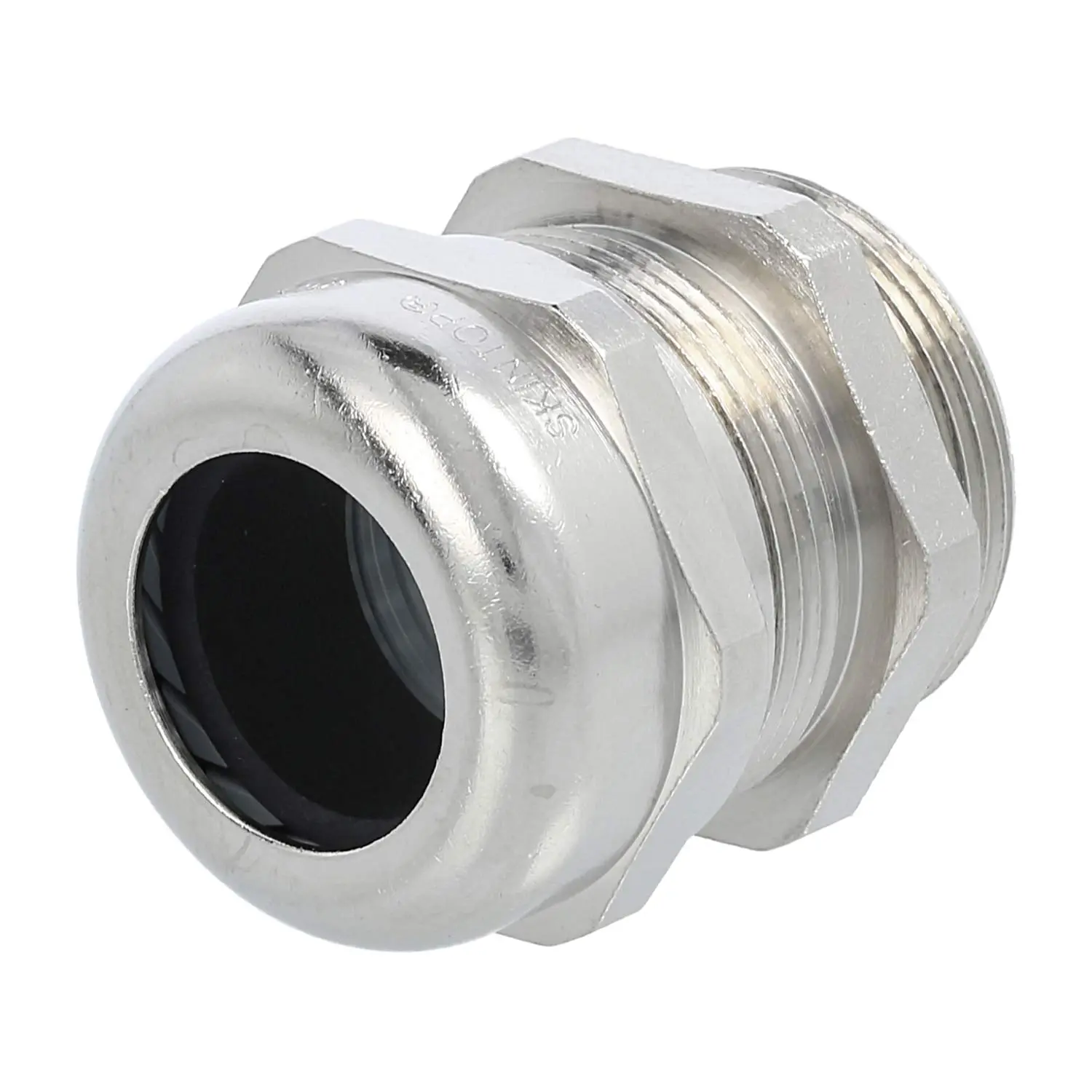 Produktfoto 1 von 53112650 LAPP Verschraubung EMV M32x1,5 SSC-M32 Messing (CuZn) vernickelt Gewindelänge 9,0mm
