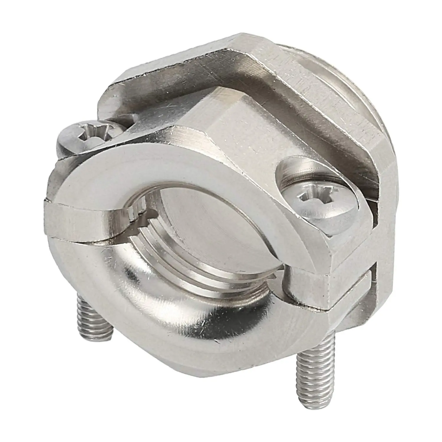 Metrische-Zugentlastung M20x1,5 ZH-M20 Sechskant Messing (CuZn) vernickelt Gewindelänge 6,5mm