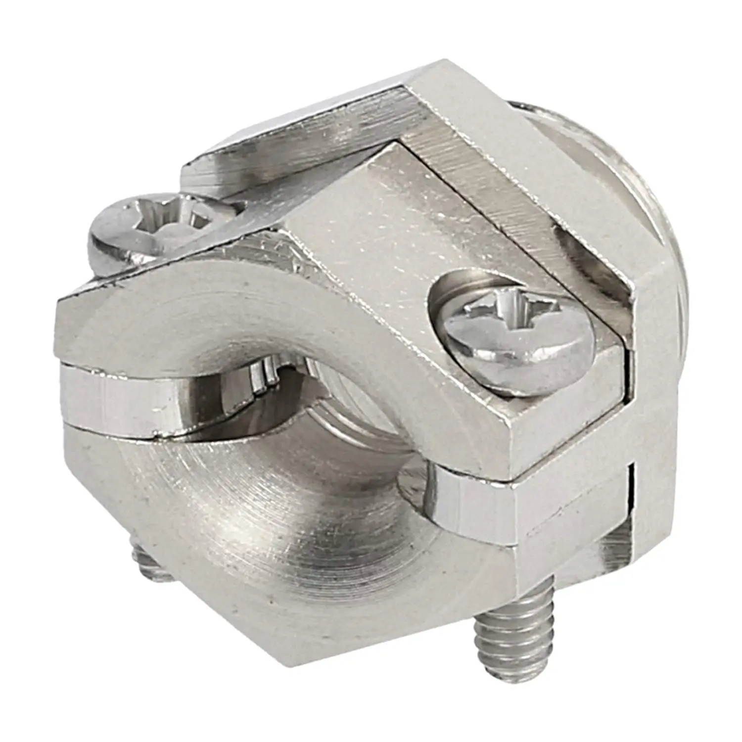 Produktfoto 1 von Metrische-Zugentlastung M12x1,5 ZH-M12 Sechskant Messing (CuZn) vernickelt Gewindelänge 5,5mm