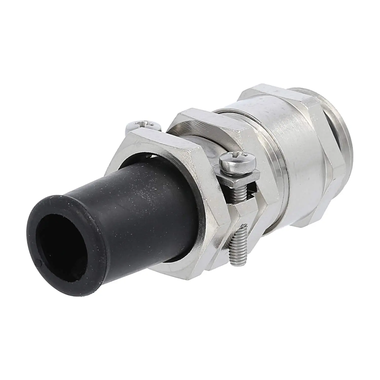 Produktfoto 1 von 52106630 LAPP Verschraubung mit Biegeschutz M63x1,5 ZBKM-63/1 Messing (CuZn) vernickelt Gewindelänge 10,0mm