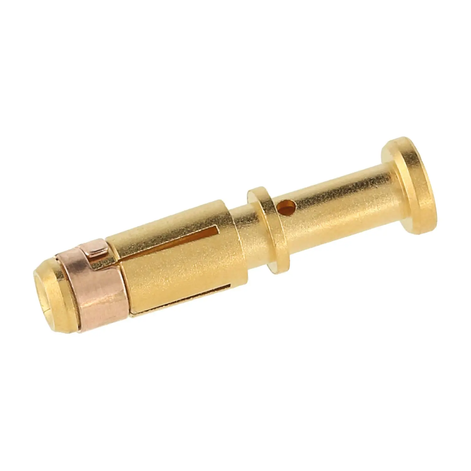 Produktfoto 1 von 1607657 Phoenix Contact M17-Crimpkontakt Kontaktbuchse (F) 0,25mm² - 1mm² AWG24 - AWG18 gold Werkstoff Messing (CuZn)