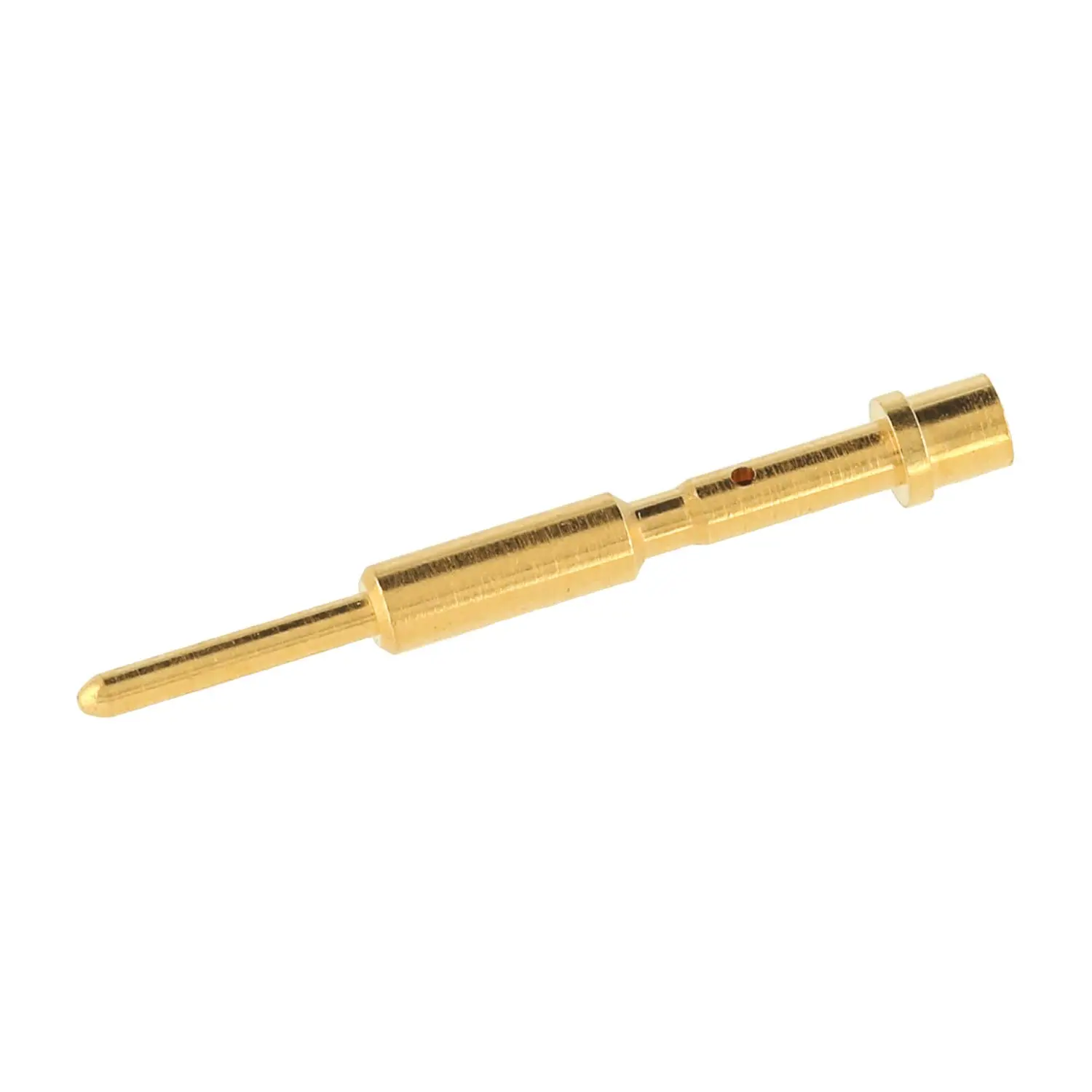 Produktfoto 1 von 1605559 Phoenix Contact M17/M23-Crimpkontakt Kontaktstift (M) 0,08mm² - 0,2mm² AWG28 - AWG24 gold Werkstoff Messing (CuZn)