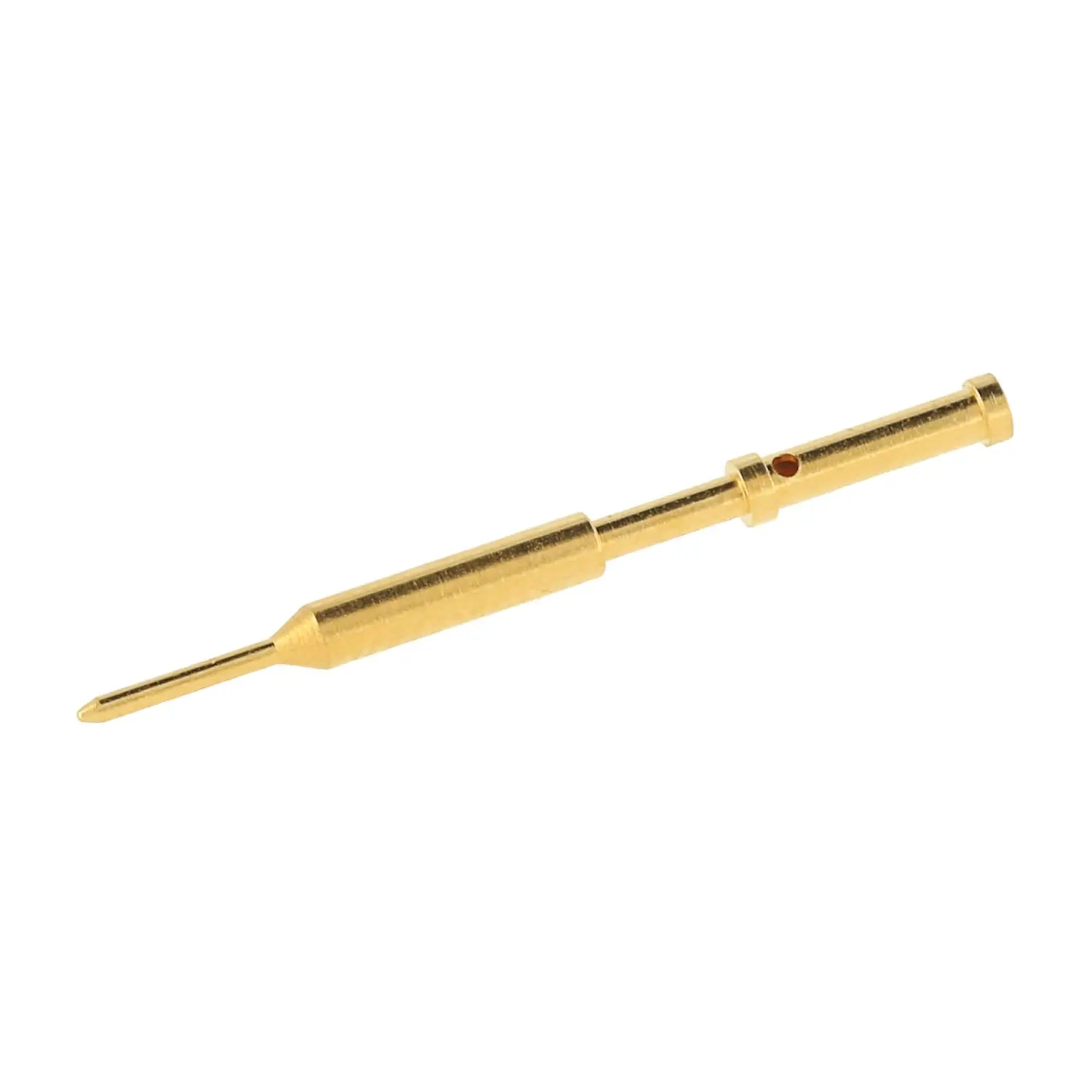 Produktfoto 1 von 1607577 Phoenix Contact M17-Crimpkontakt Kontaktstift (M) 0,08mm² - 0,25mm² AWG28 - AWG24 gold Werkstoff Messing (CuZn)