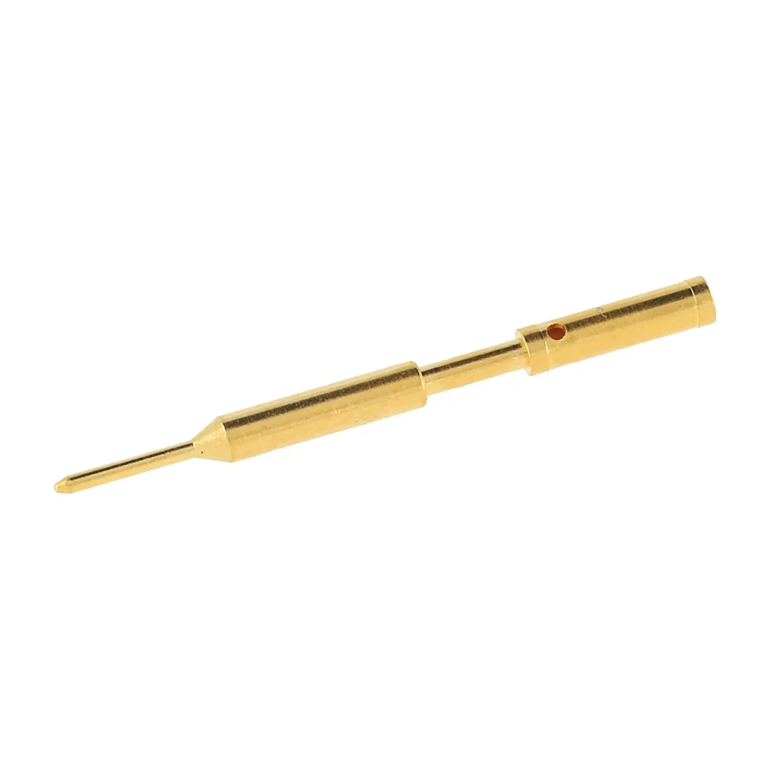 Produktfoto 1 von 1607579 Phoenix Contact M17-Crimpkontakt Kontaktstift (M) 0,34mm² - 0,5mm² AWG22 - AWG20 gold Werkstoff Messing (CuZn)
