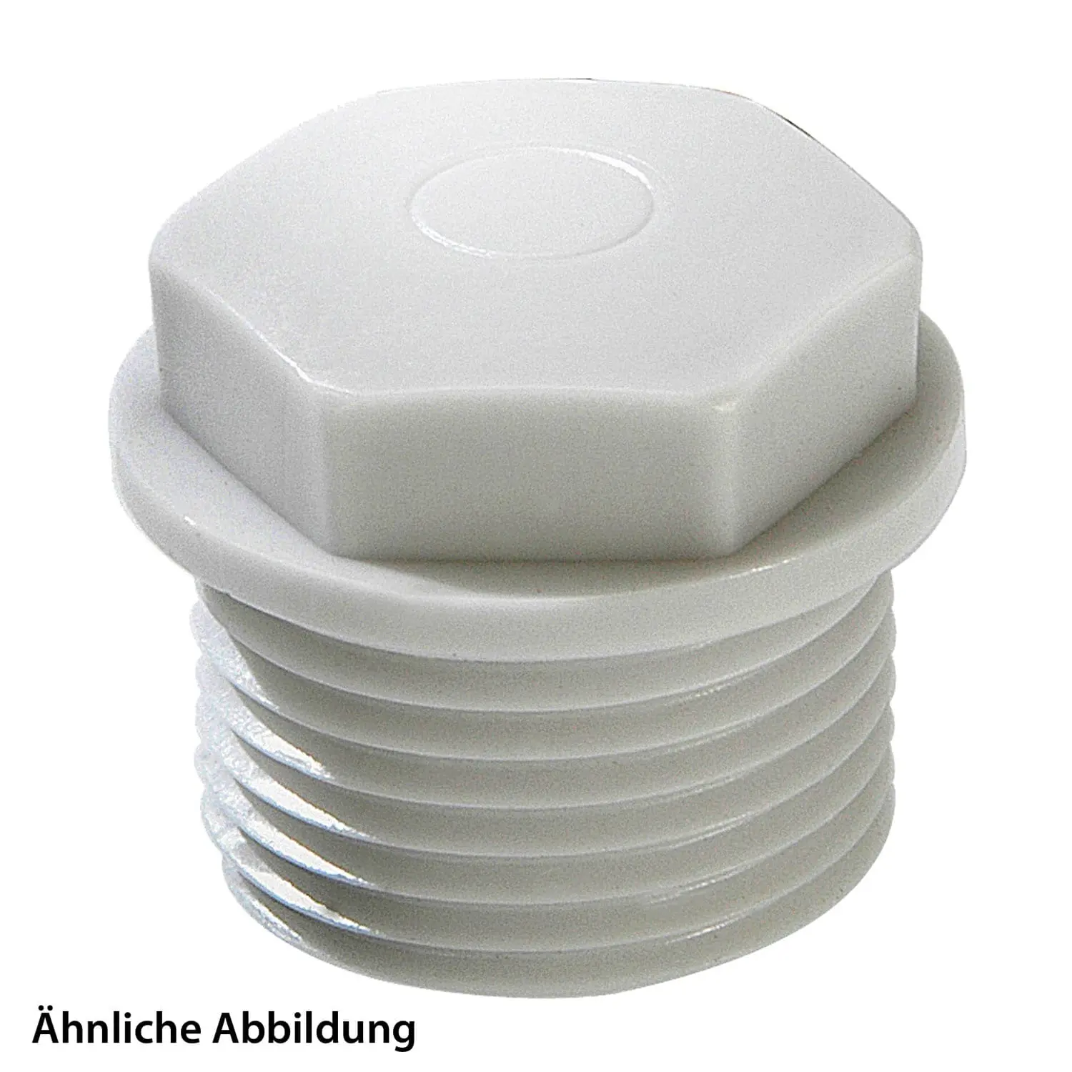 Produktfoto 1 von 50061004 WISKA Würgenippel geschlossen M32x1,5 WN-M32 Sechskant Elastischer Kunststoff Gewindelänge 14,0mm