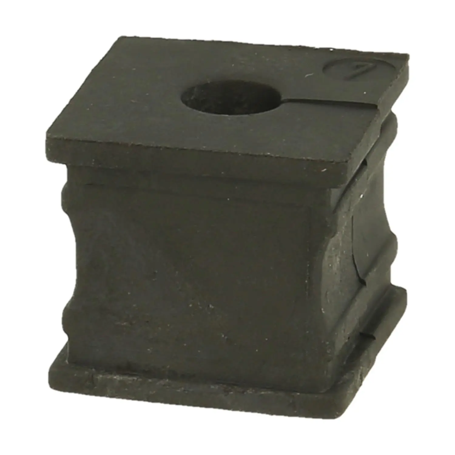 Produktfoto 1 von 41307 icotek Kabeltülle klein, Klemmbereich 1 x 7-8mm, Abmessung 21mm x 21mm schwarz