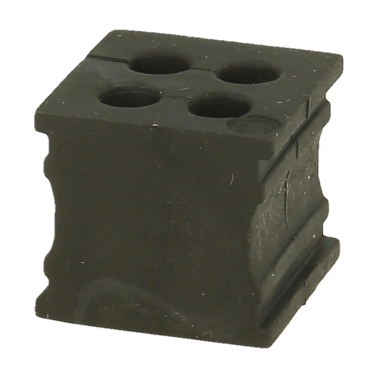 Produktfoto 1 von 39910 icotek Kabeltülle klein, Klemmbereich 4 x 5mm, Abmessung 21mm x 21mm schwarz