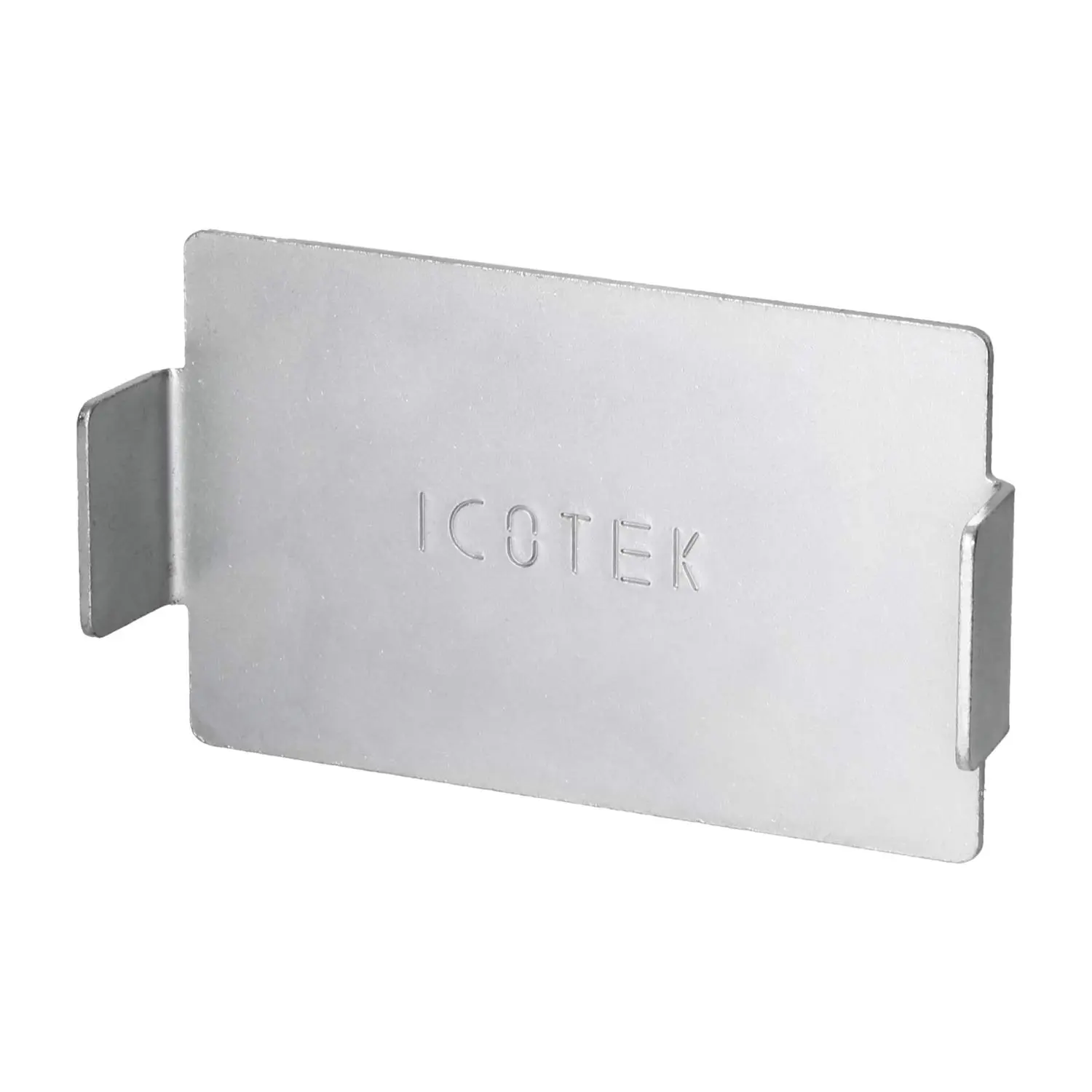 Produktfoto 1 von 42035 icotek  Blindplatte für Aufschnapprahmen (103587) Farbe silber