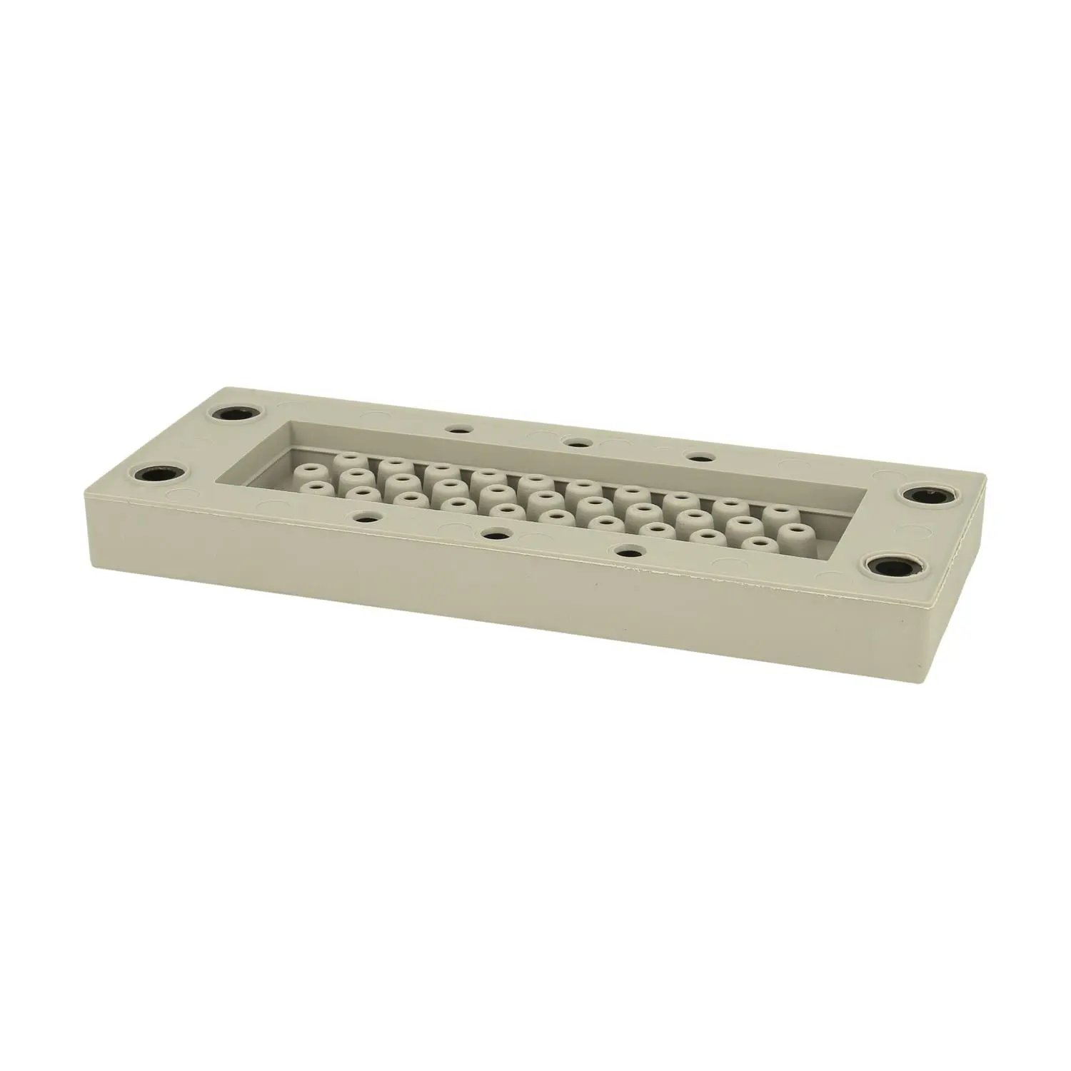 Produktfoto 1 von 43715 icotek Kabeldurchführungsplatte PA IP65 Ausbruch 35-112mm, Anzahl Leitungen: 42 x 3,2-6,5 mm